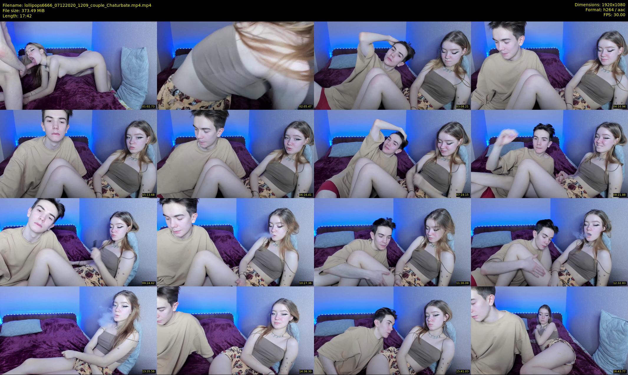 lollipops6666 — 18 minute Chaturbate couple cam show recording, 1080p, Dec 7, 2020