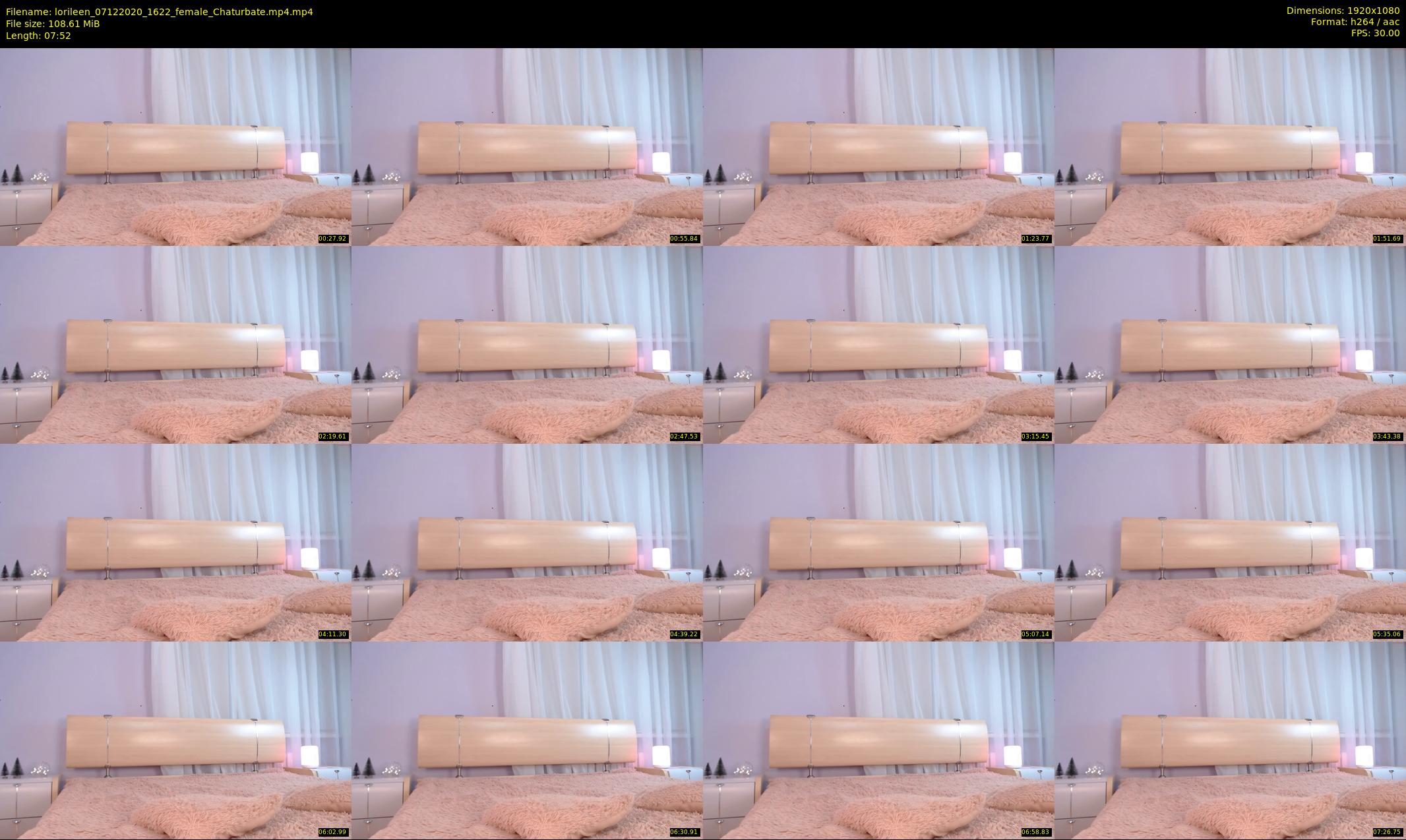 lorileen — 8 minute Chaturbate female cam show recording, 1080p, Dec 7, 2020