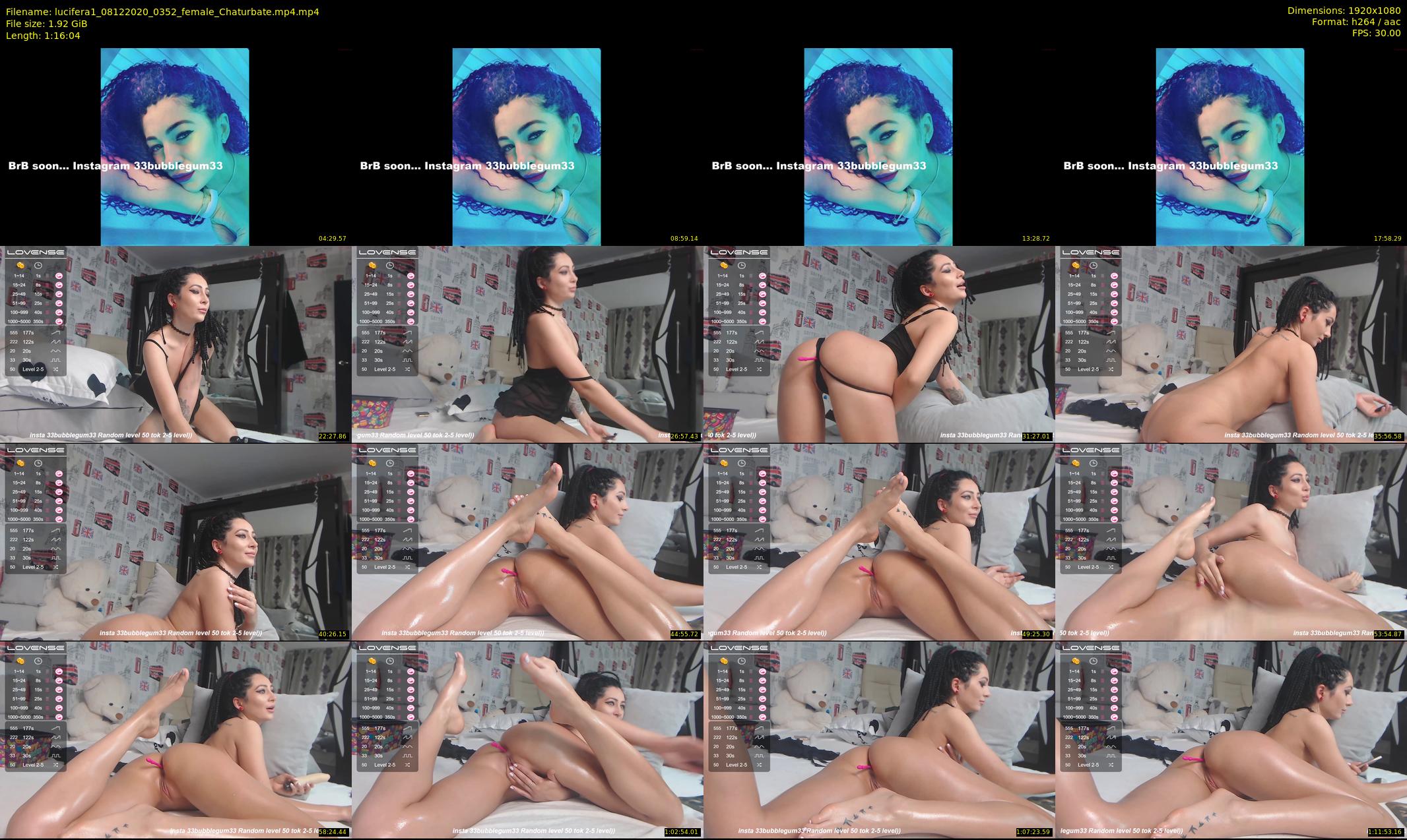 lucifera1 — 77 minute Chaturbate female cam show recording, 1080p, Dec 8, 2020
