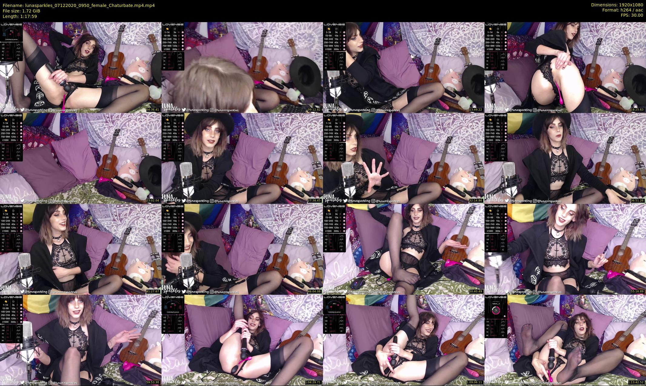 lunasparkles — 78 minute Chaturbate female cam show recording, 1080p, Dec 7, 2020