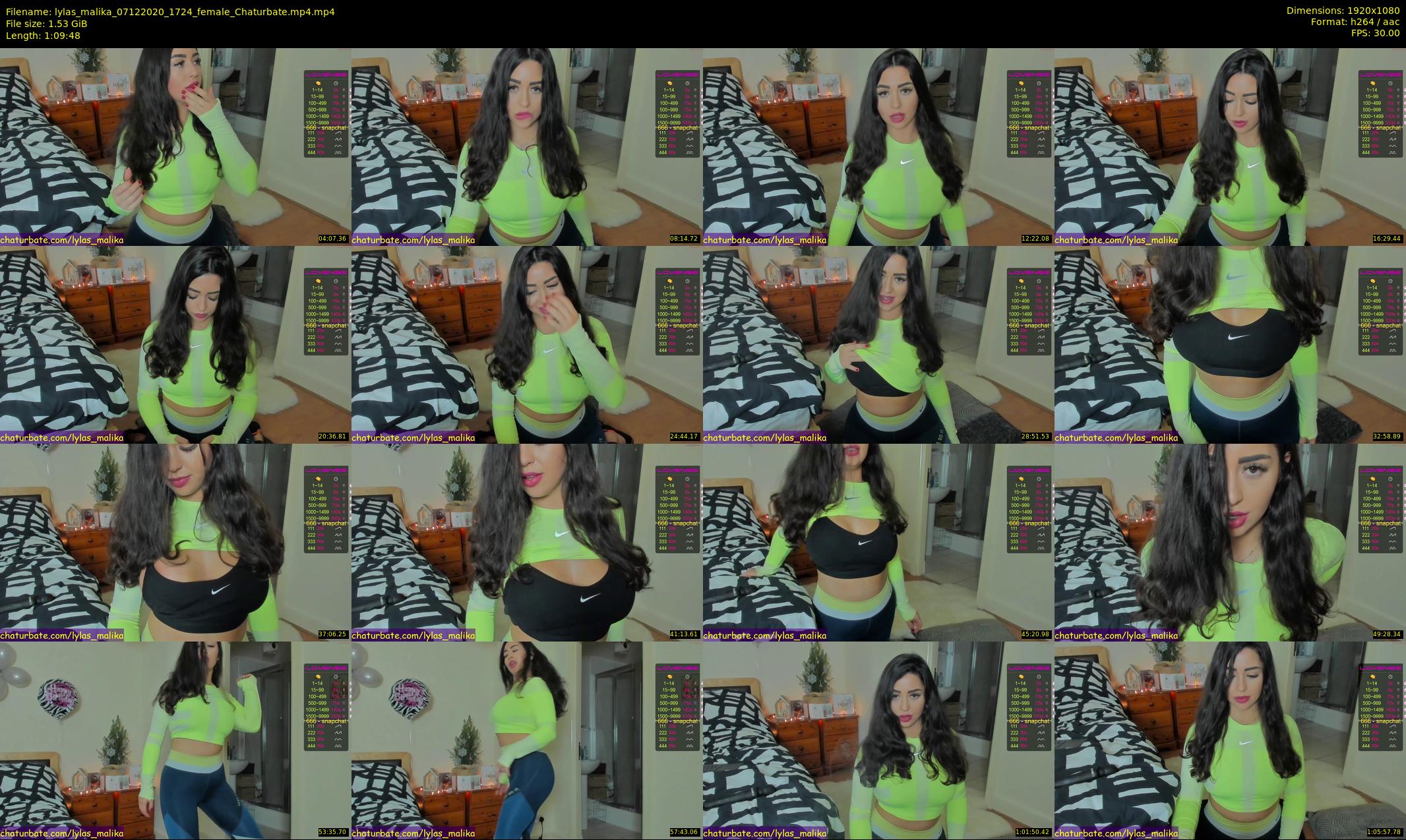 lylas_malika — 70 minute Chaturbate female cam show recording, 1080p, Dec 7, 2020