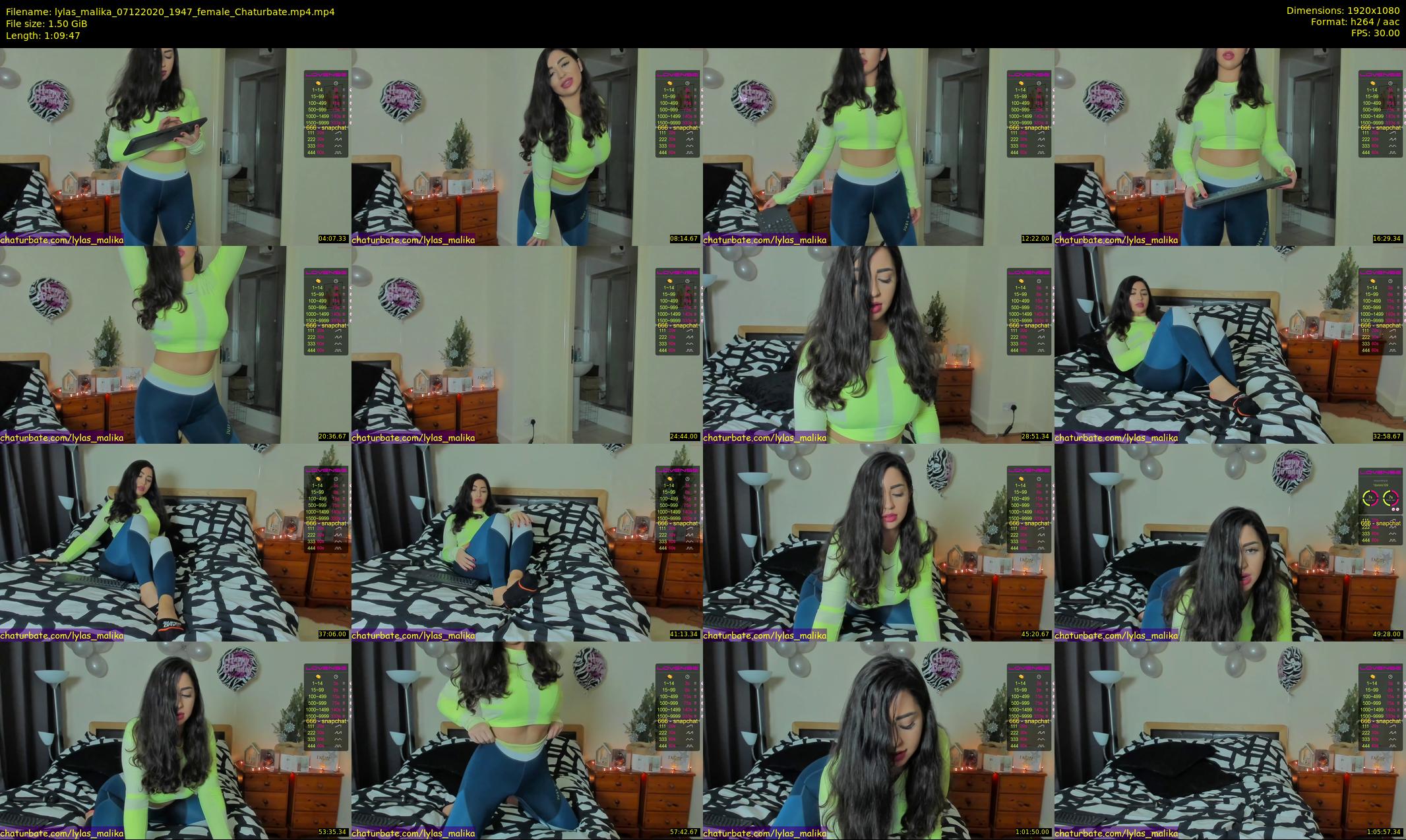 lylas_malika — 70 minute Chaturbate female cam show recording, 1080p, Dec 7, 2020