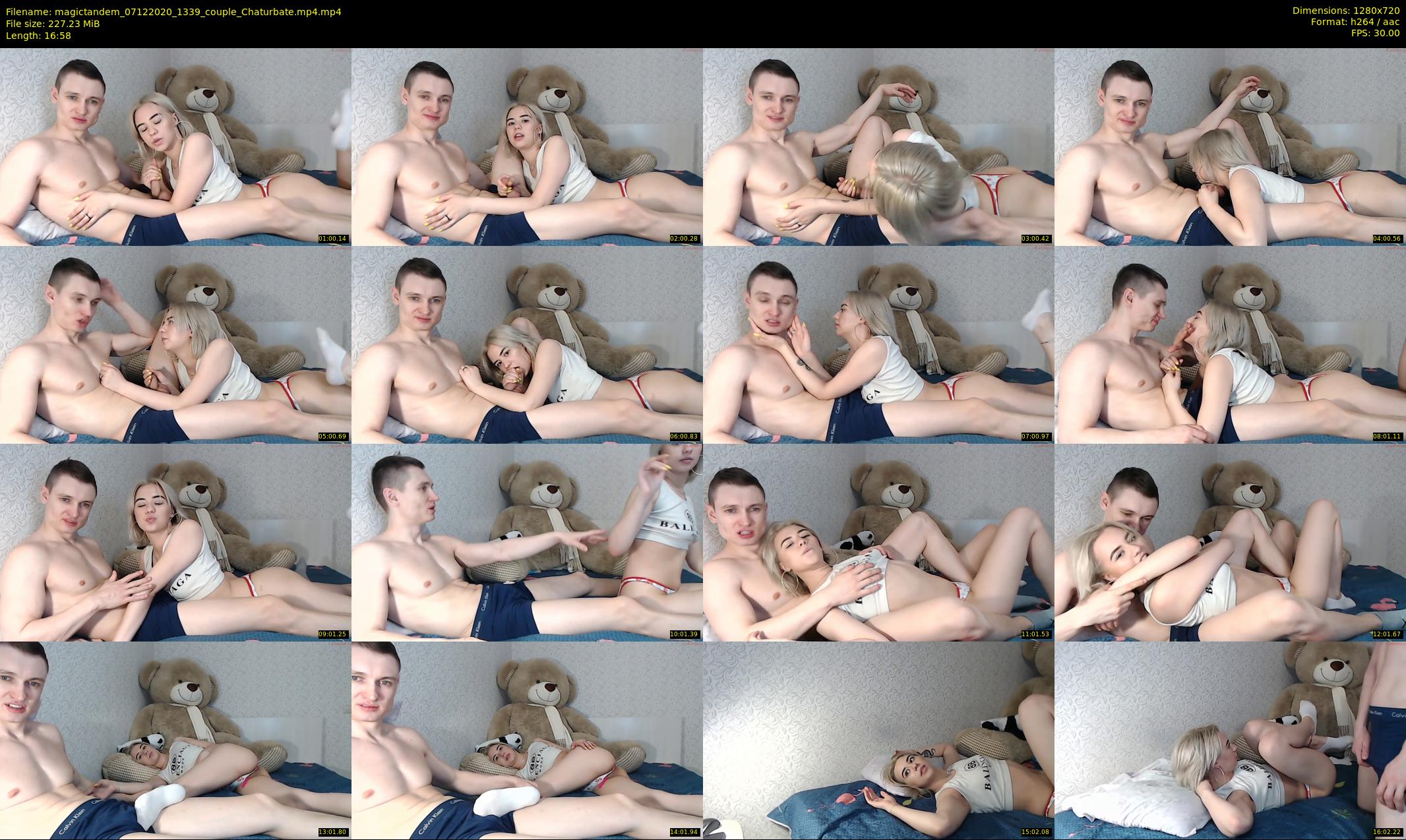 magictandem — 17 minute Chaturbate couple cam show recording, 720p, Dec 7, 2020
