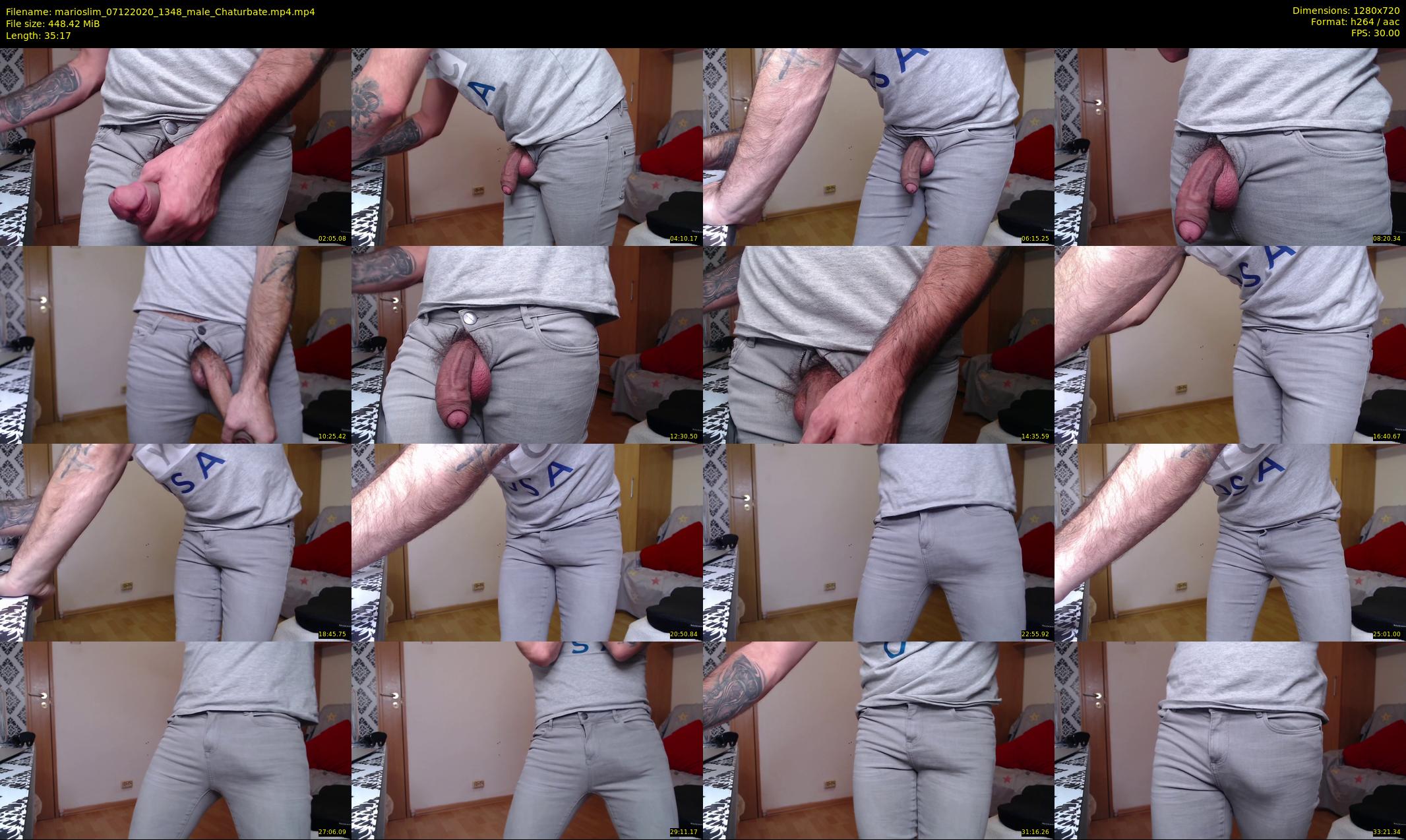 marioslim — 36 minute Chaturbate male cam show recording, 720p, Dec 7, 2020