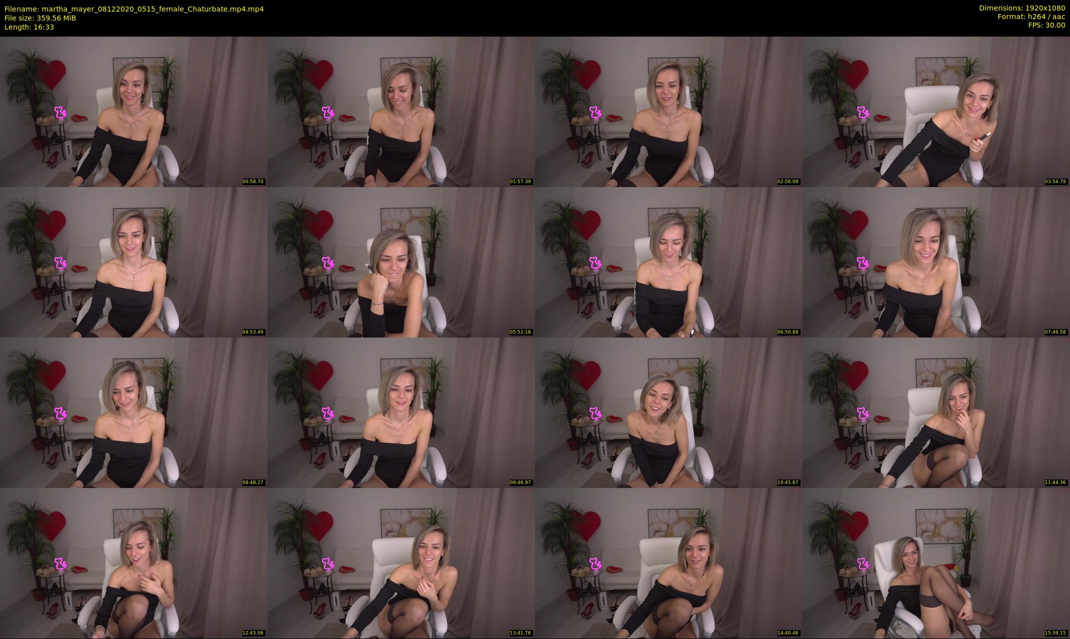 martha_mayer — 17 minute Chaturbate female cam show recording, 1080p, Dec 8, 2020