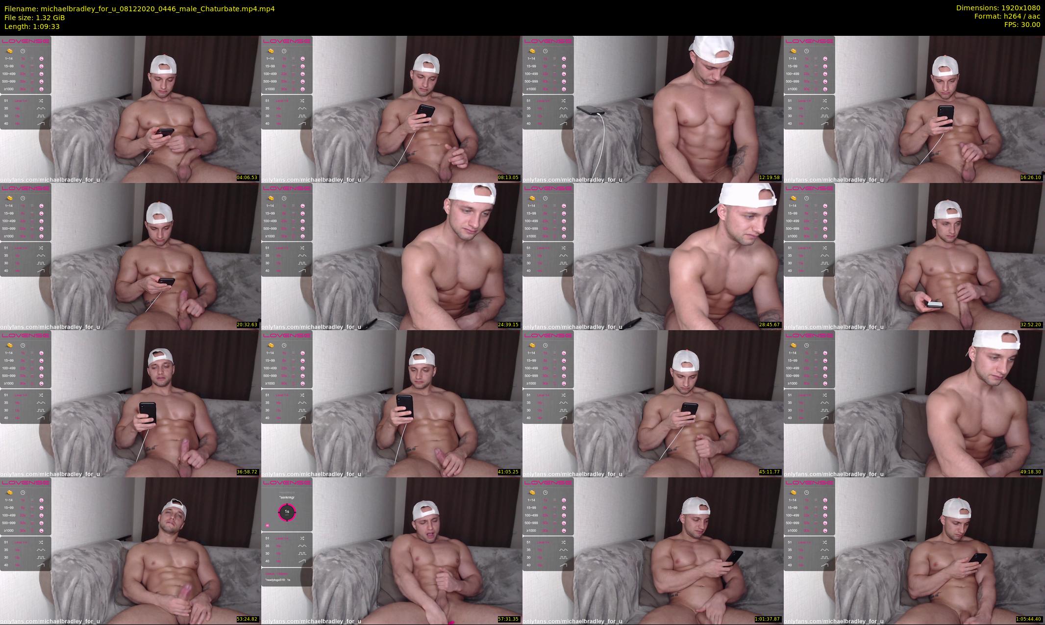 michaelbradley_for_u — 70 minute Chaturbate male cam show recording, 1080p, Dec 8, 2020