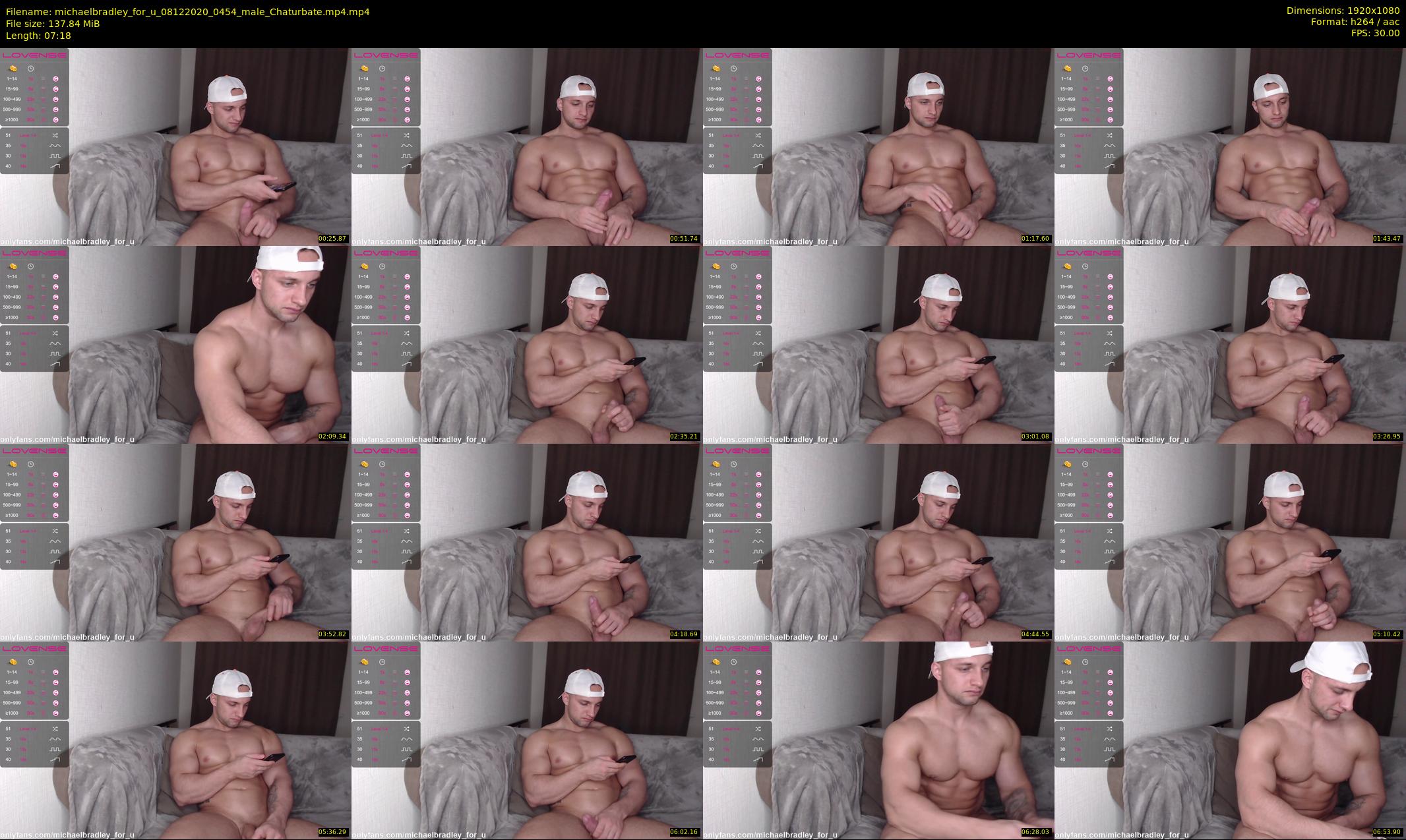 michaelbradley_for_u — 8 minute Chaturbate male cam show recording, 1080p, Dec 8, 2020