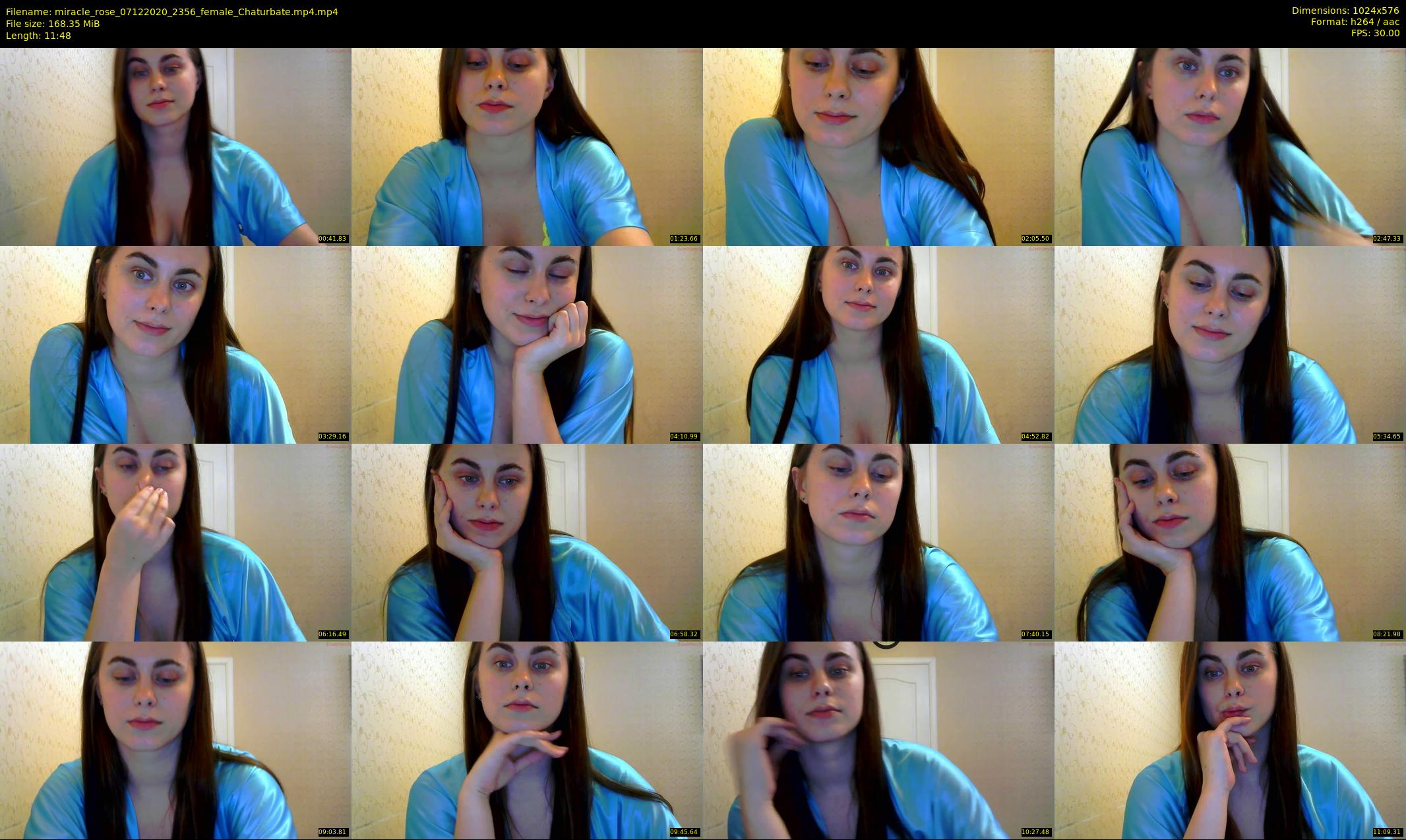 miracle_rose — 12 minute Chaturbate female cam show recording, 480p, Dec 7, 2020