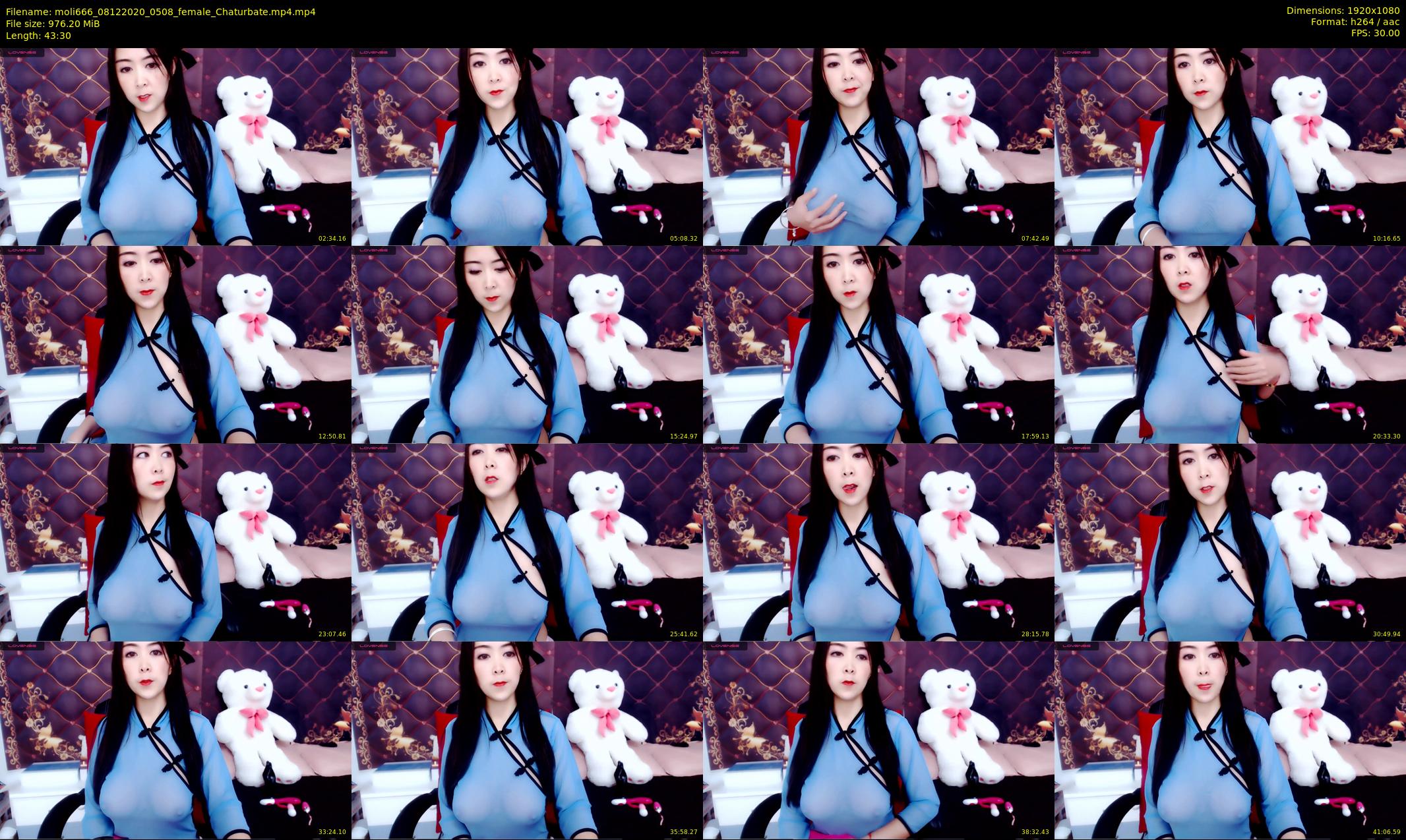 moli666 — 44 minute Chaturbate female cam show recording, 1080p, Dec 8, 2020