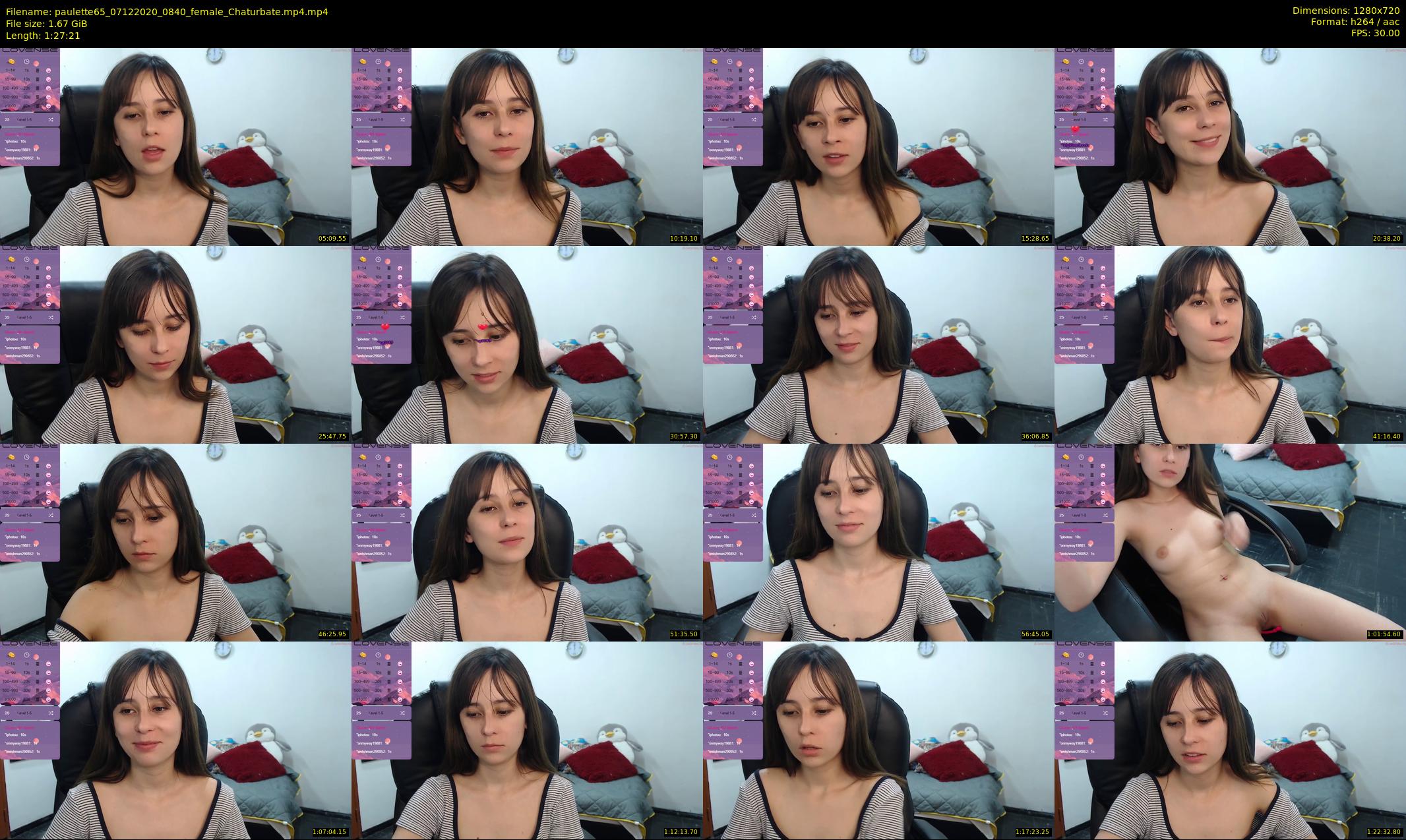 paulette65 — 88 minute Chaturbate female cam show recording, 720p, Dec 7, 2020