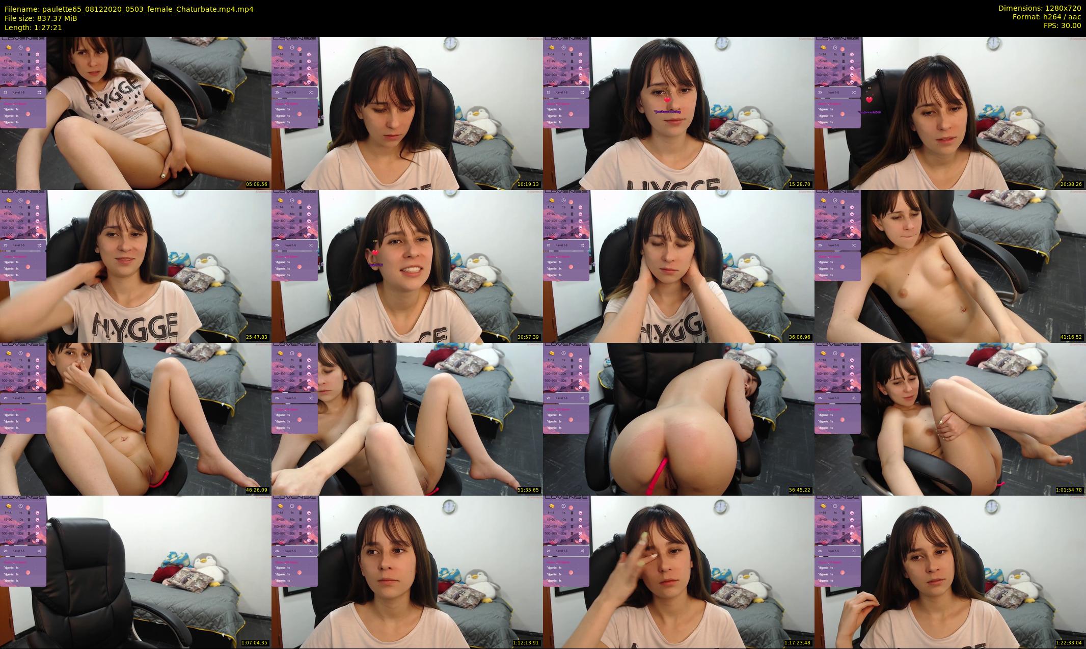 paulette65 — 88 minute Chaturbate female cam show recording, 720p, Dec 8, 2020