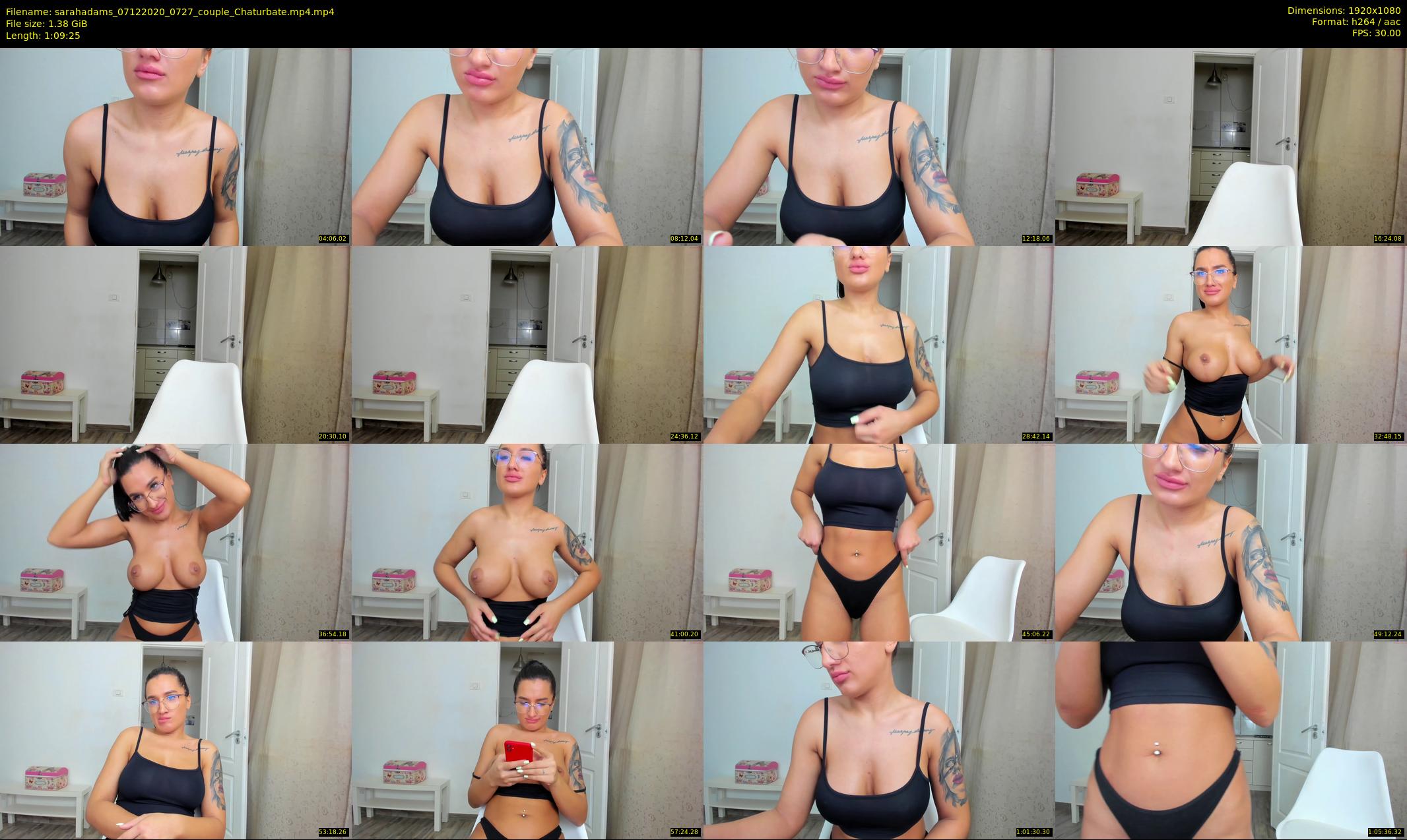 sarahadams — 70 minute Chaturbate female cam show recording, 1080p, Dec 7, 2020