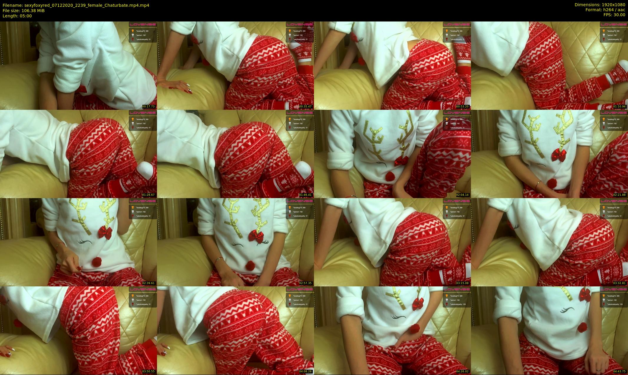 sexyfoxyred — 5 minute Chaturbate female cam show recording, 1080p, Dec 7, 2020