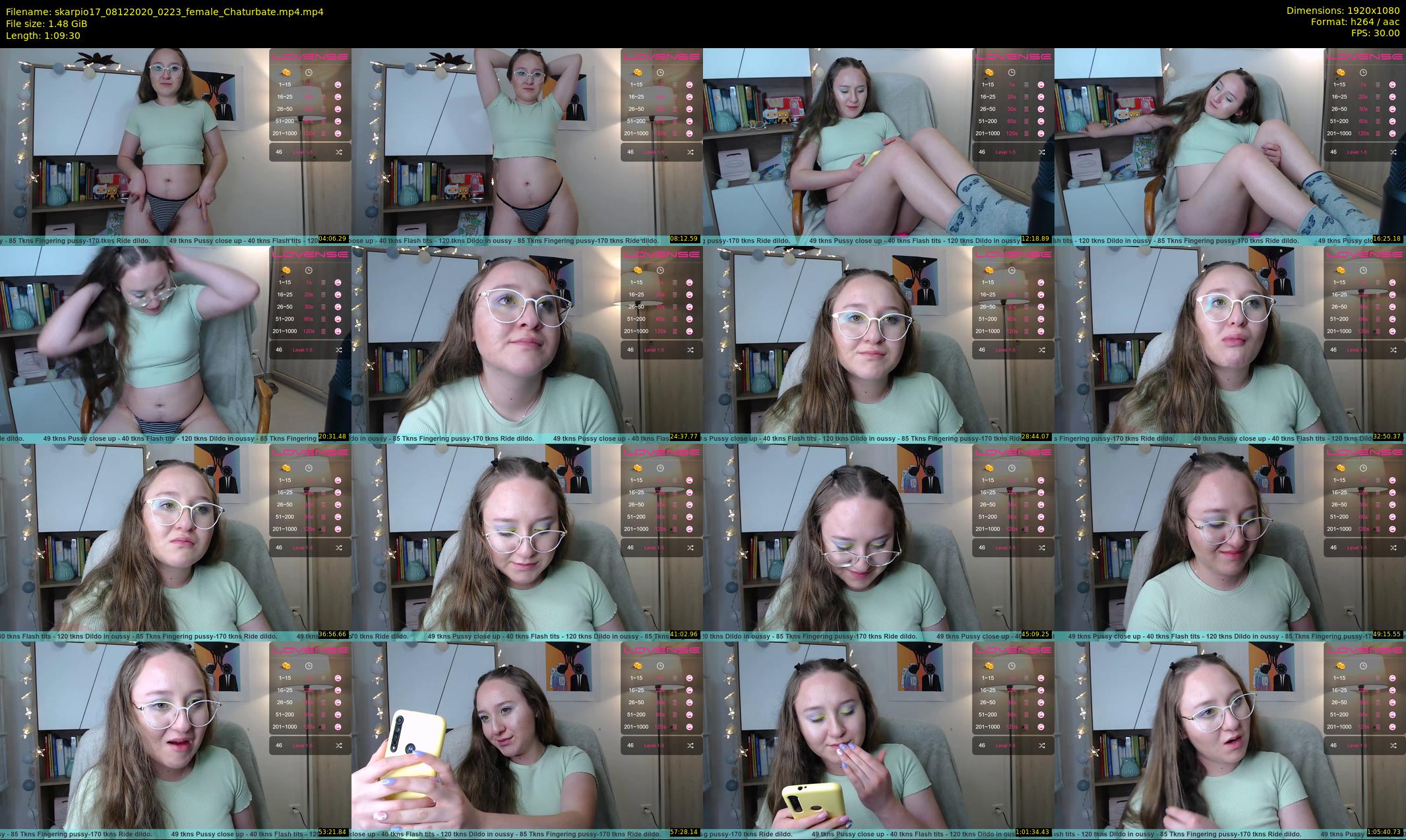 skarpio17 — 70 minute Chaturbate female cam show recording, 1080p, Dec 8, 2020