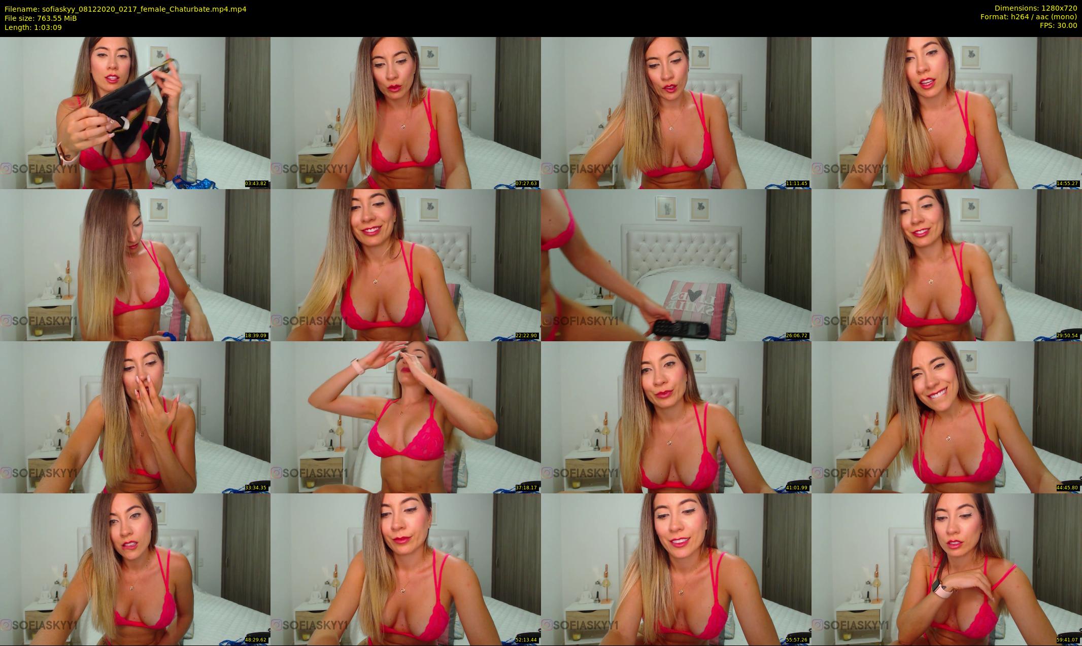 sofiaskyy — 64 minute Chaturbate female cam show recording, 720p, Dec 8, 2020