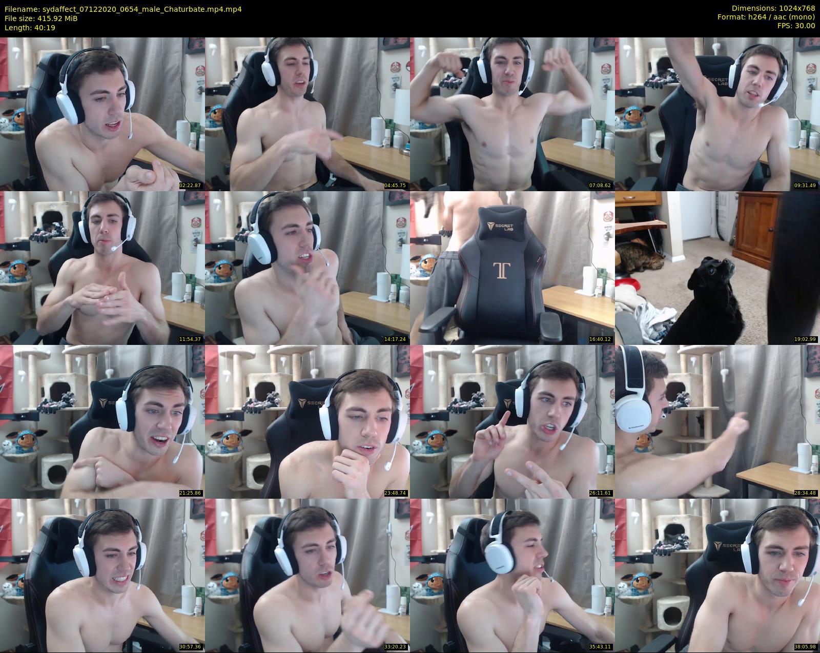 sydaffect — 41 minute Chaturbate male cam show recording, 720p, Dec 7, 2020