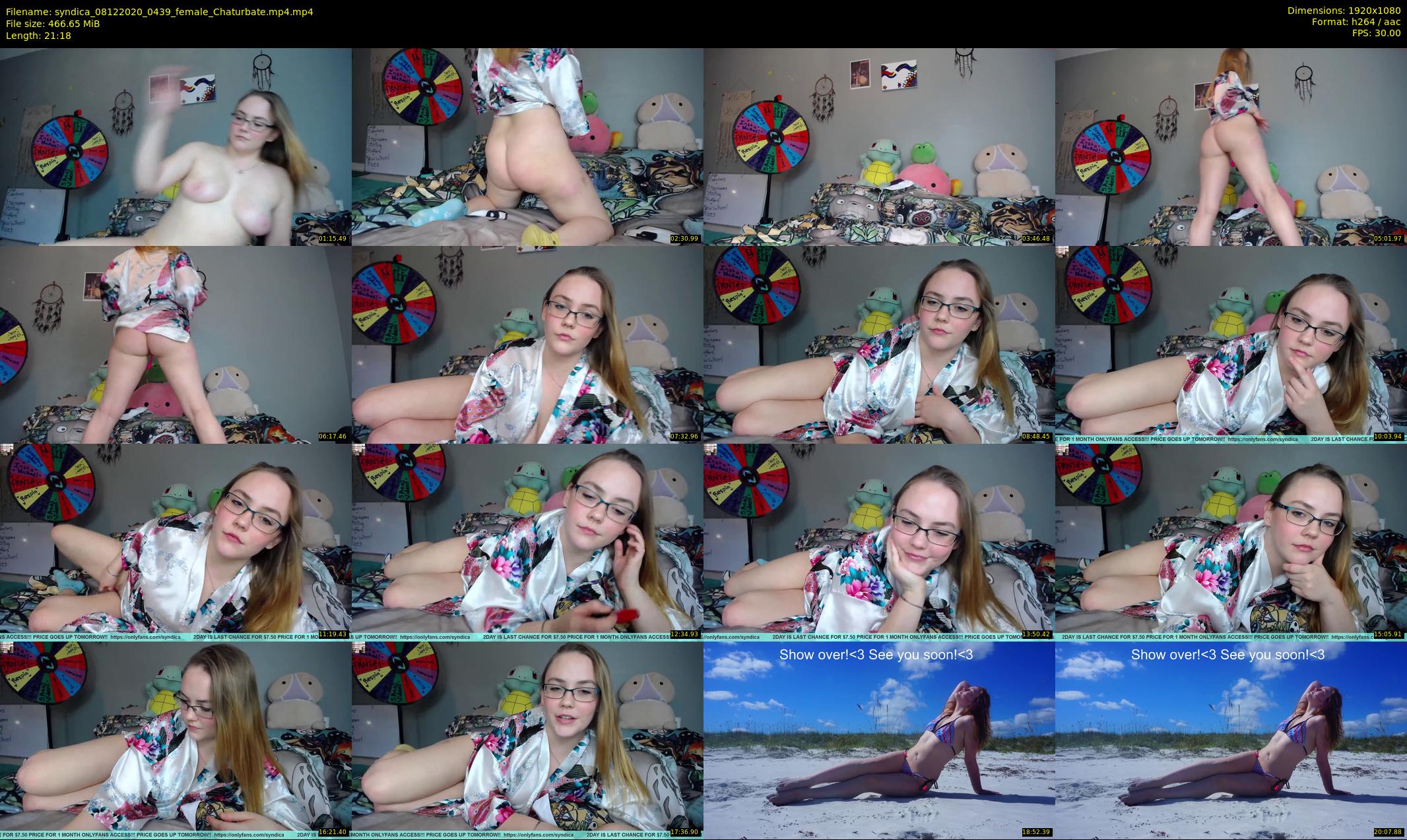 syndica — 22 minute Chaturbate female cam show recording, 1080p, Dec 8, 2020