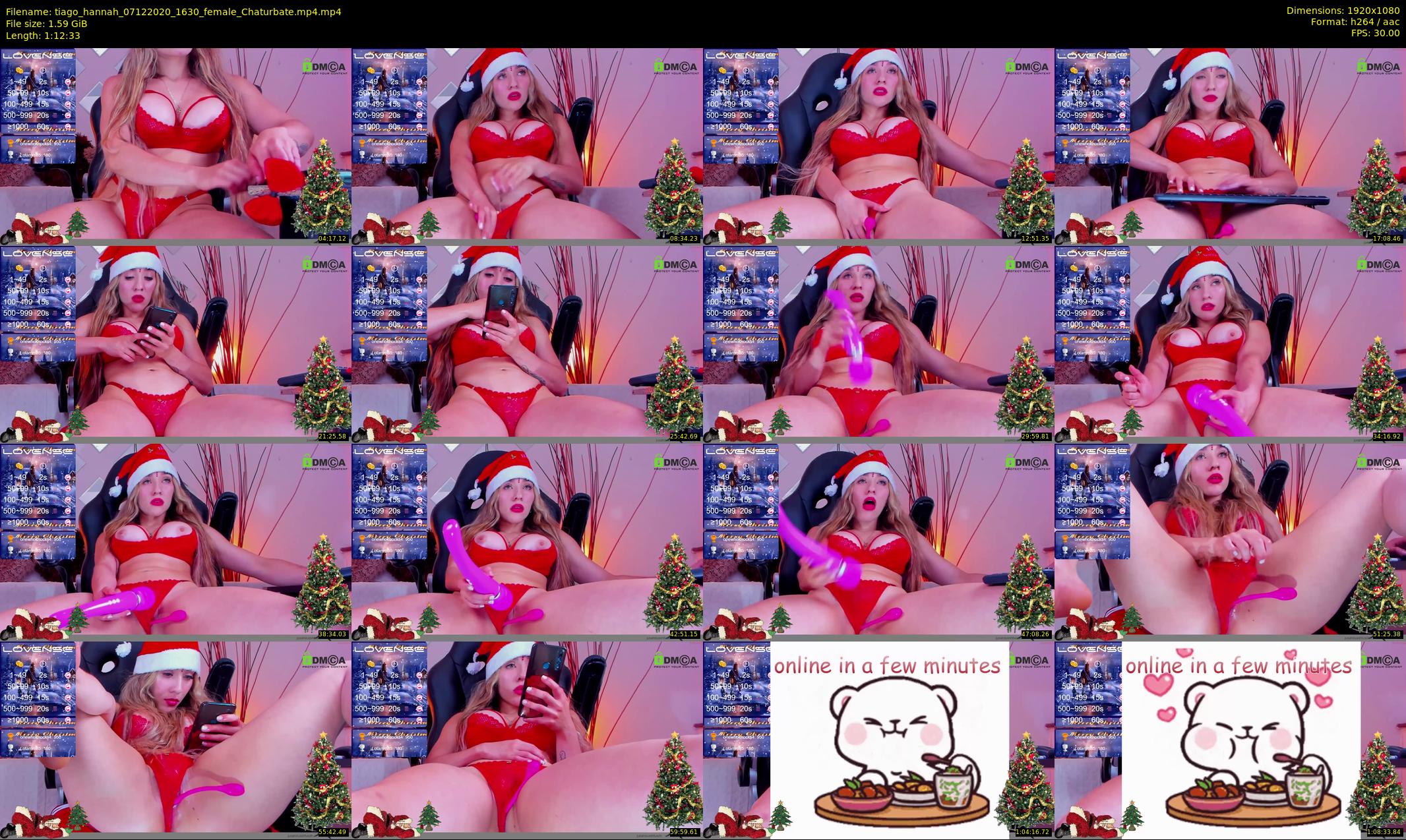 tiago_hannah — 73 minute Chaturbate couple cam show recording, 1080p, Dec 7, 2020