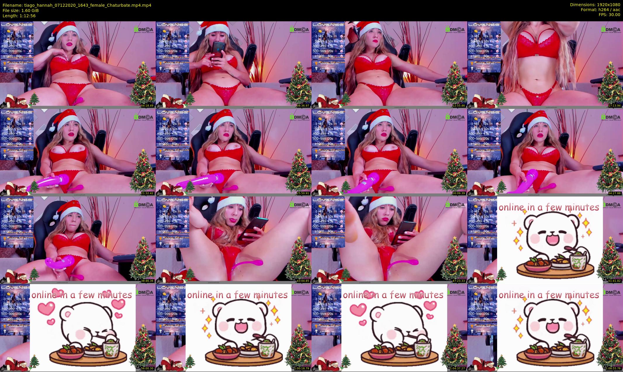 tiago_hannah — 73 minute Chaturbate couple cam show recording, 1080p, Dec 7, 2020