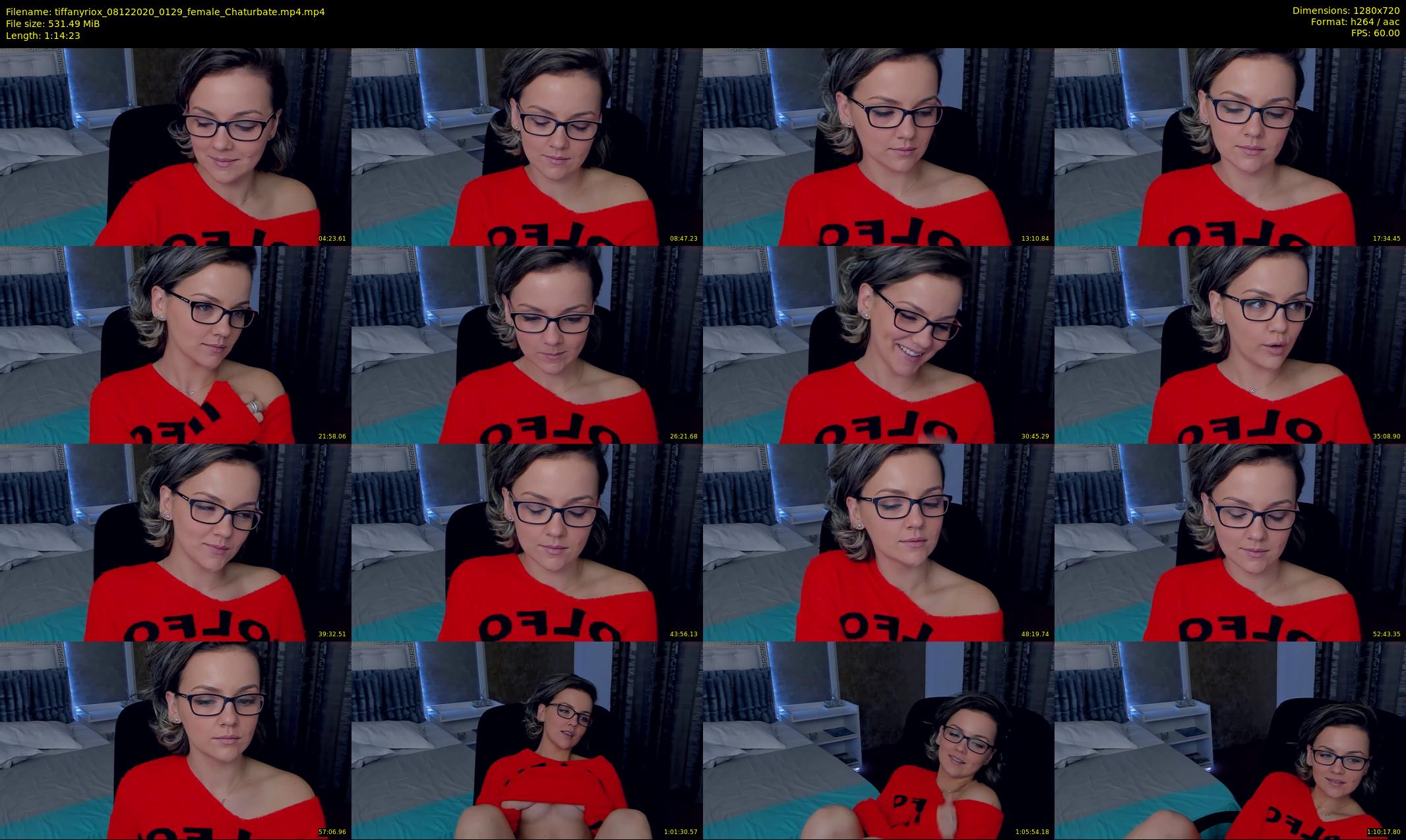 tiffanyriox — 75 minute Chaturbate female cam show recording, 720p, Dec 8, 2020