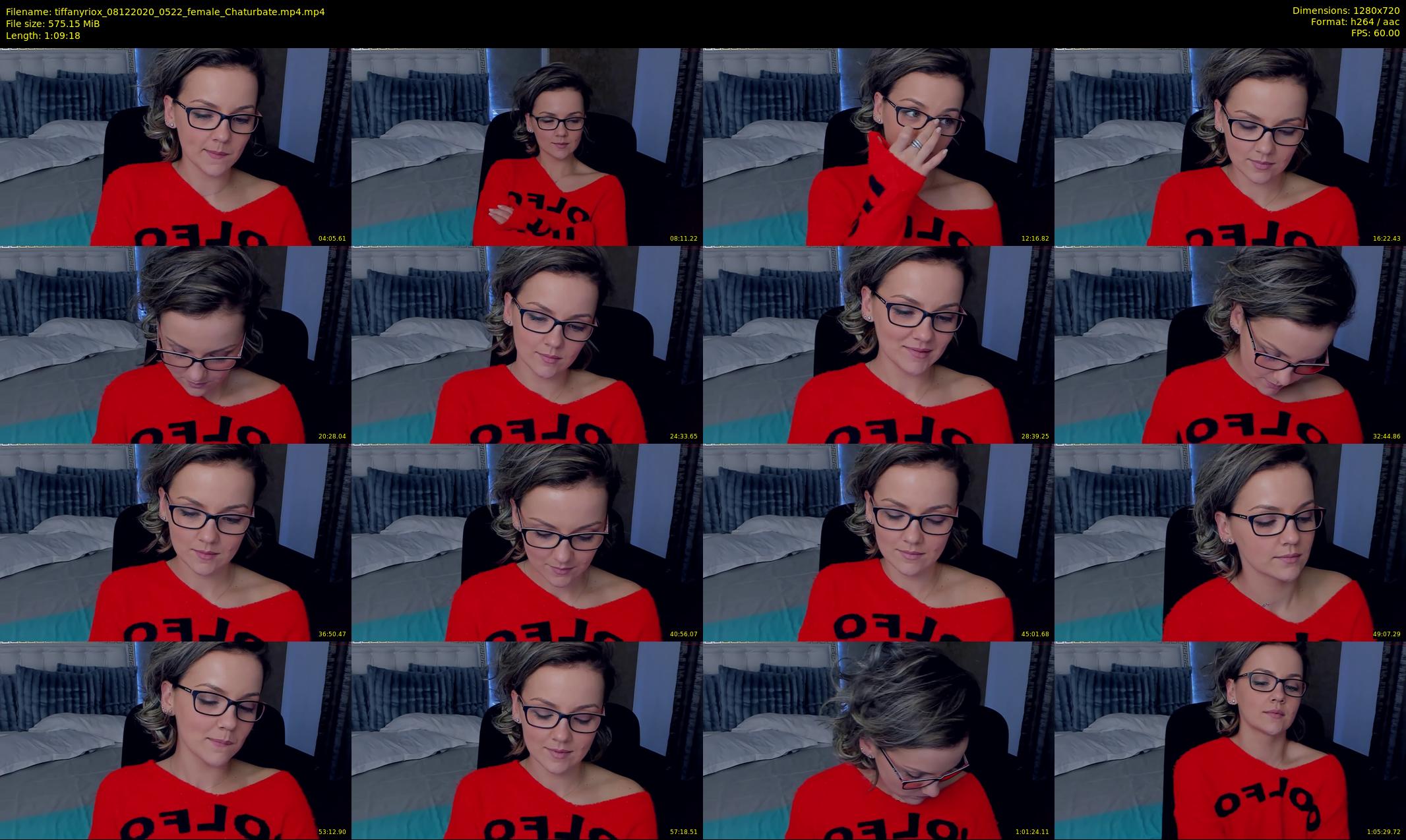 tiffanyriox — 70 minute Chaturbate female cam show recording, 720p, Dec 8, 2020