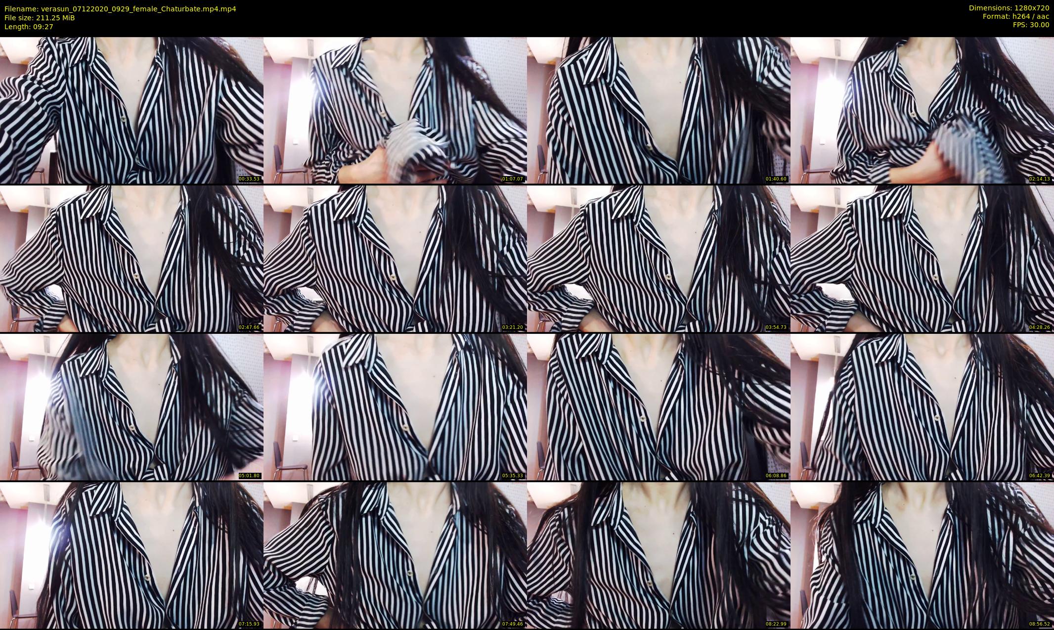 verasun — 10 minute Chaturbate female cam show recording, 720p, Dec 7, 2020