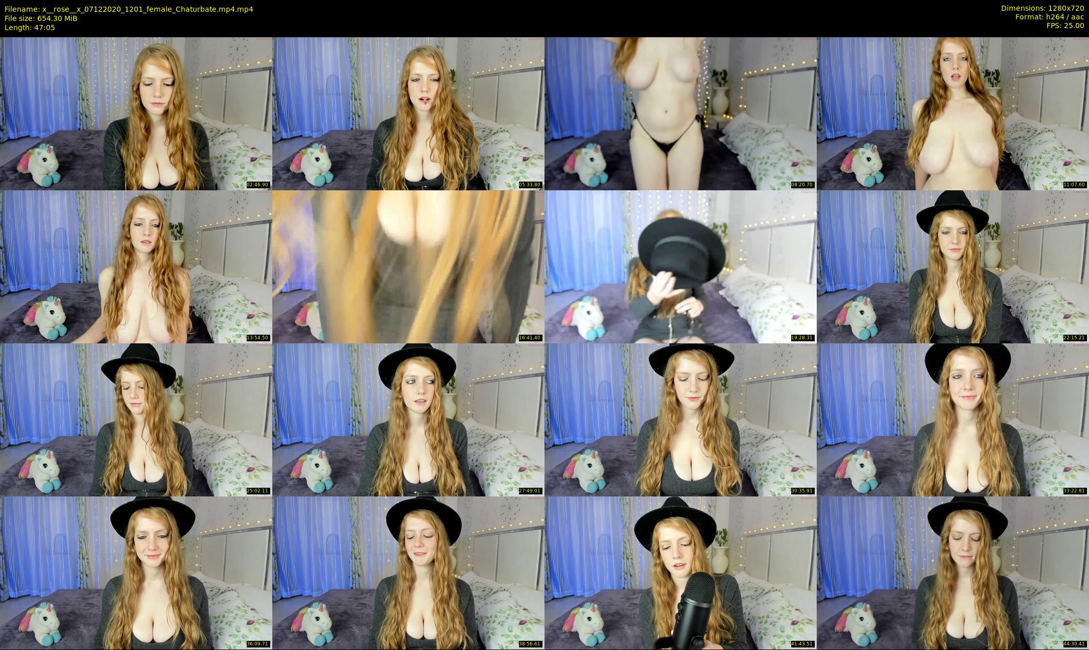 x__rose__x — 48 minute Chaturbate female cam show recording, 720p, Dec 7, 2020
