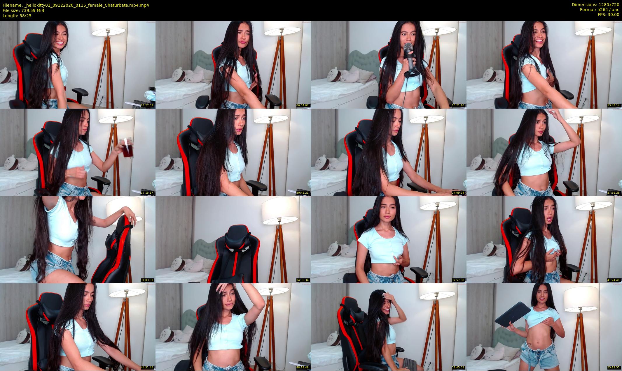 _hellokitty01 — 59 minute Chaturbate female cam show recording, 720p, Dec 9, 2020