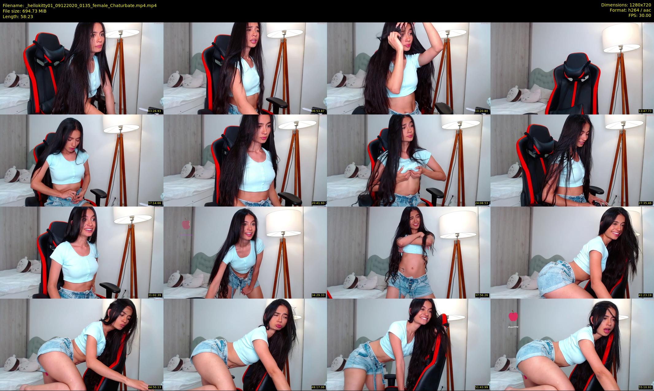 _hellokitty01 — 59 minute Chaturbate female cam show recording, 720p, Dec 9, 2020