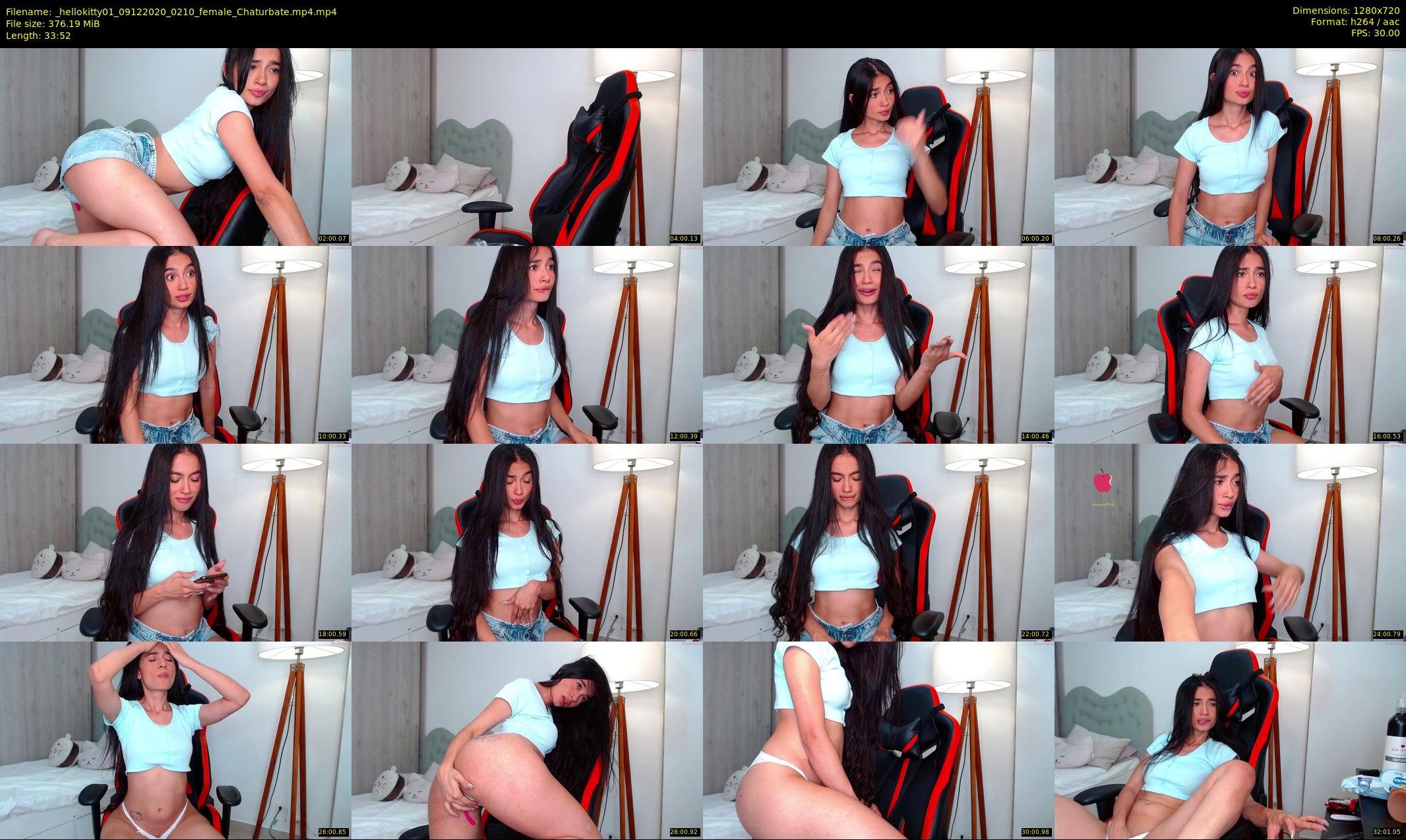 _hellokitty01 — 34 minute Chaturbate female cam show recording, 720p, Dec 9, 2020