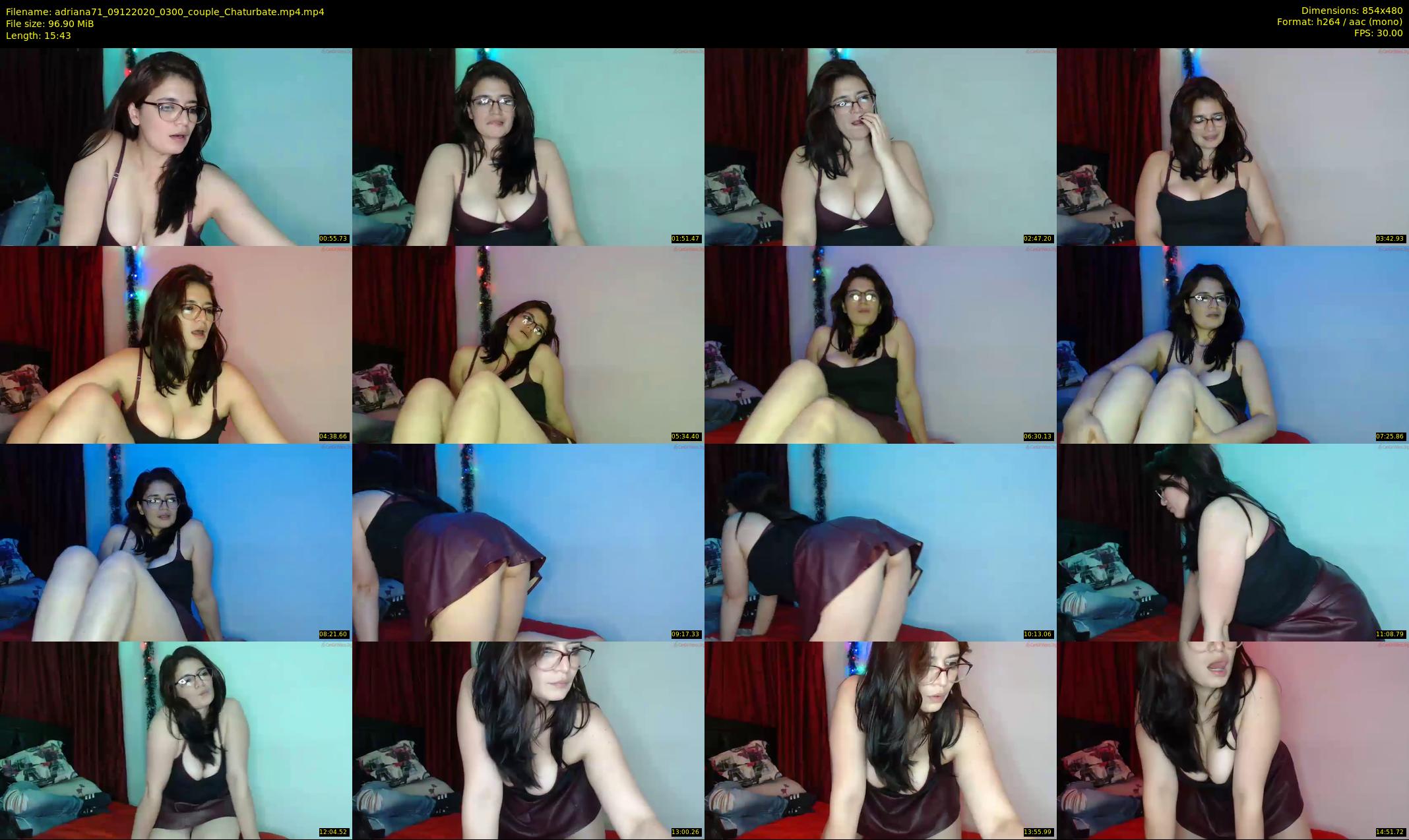 adriana71 — 16 minute Chaturbate couple cam show recording, 480p, Dec 9, 2020