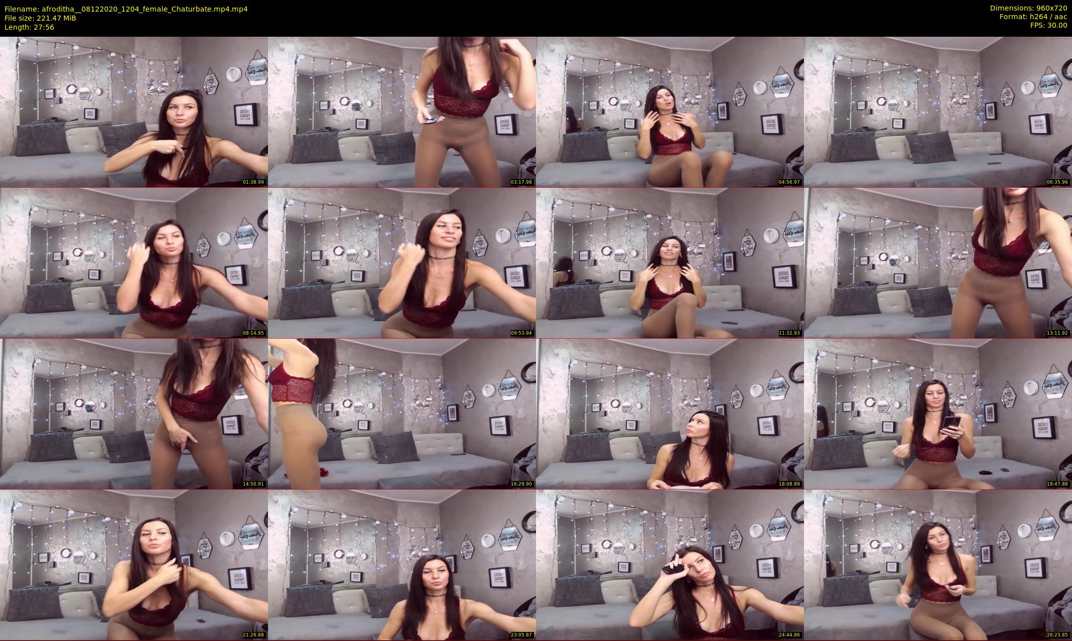 afroditha_ — 28 minute Chaturbate female cam show recording, 720p, Dec 8, 2020