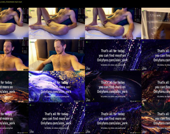 alexyork — 13 minute Chaturbate male cam show recording, 1080p, Dec 9, 2020