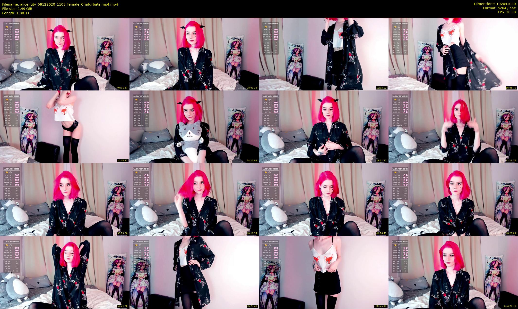 alicentity — 69 minute Chaturbate female cam show recording, 1080p, Dec 8, 2020