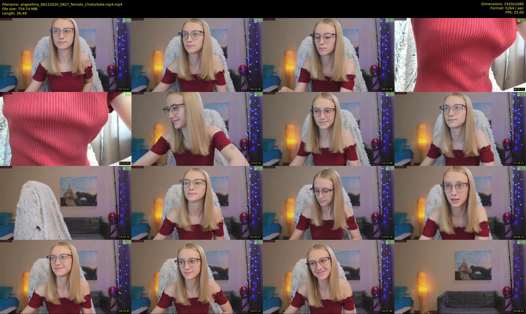 angeellina — 37 minute Chaturbate female cam show recording, 1080p, Dec 8, 2020