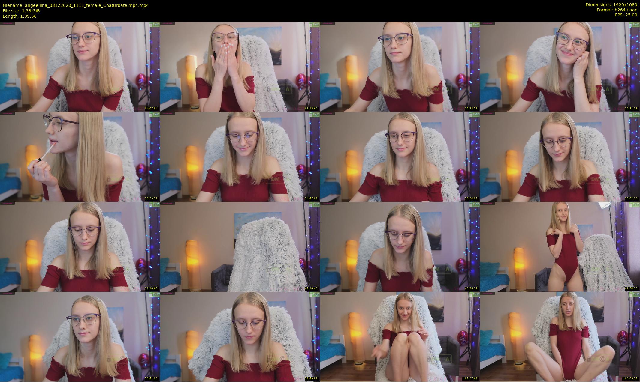 angeellina — 70 minute Chaturbate female cam show recording, 1080p, Dec 8, 2020