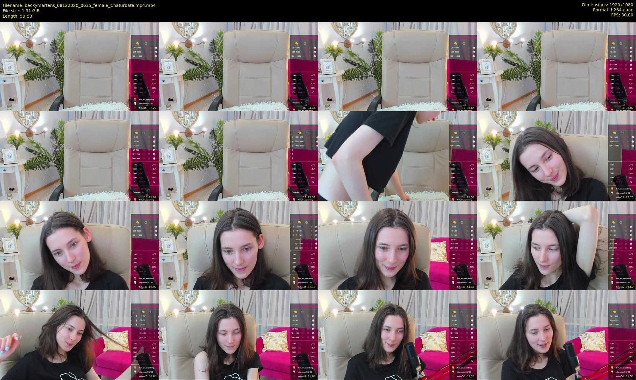 beckymartens — 60 minute Chaturbate female cam show recording, 1080p, Dec 8, 2020