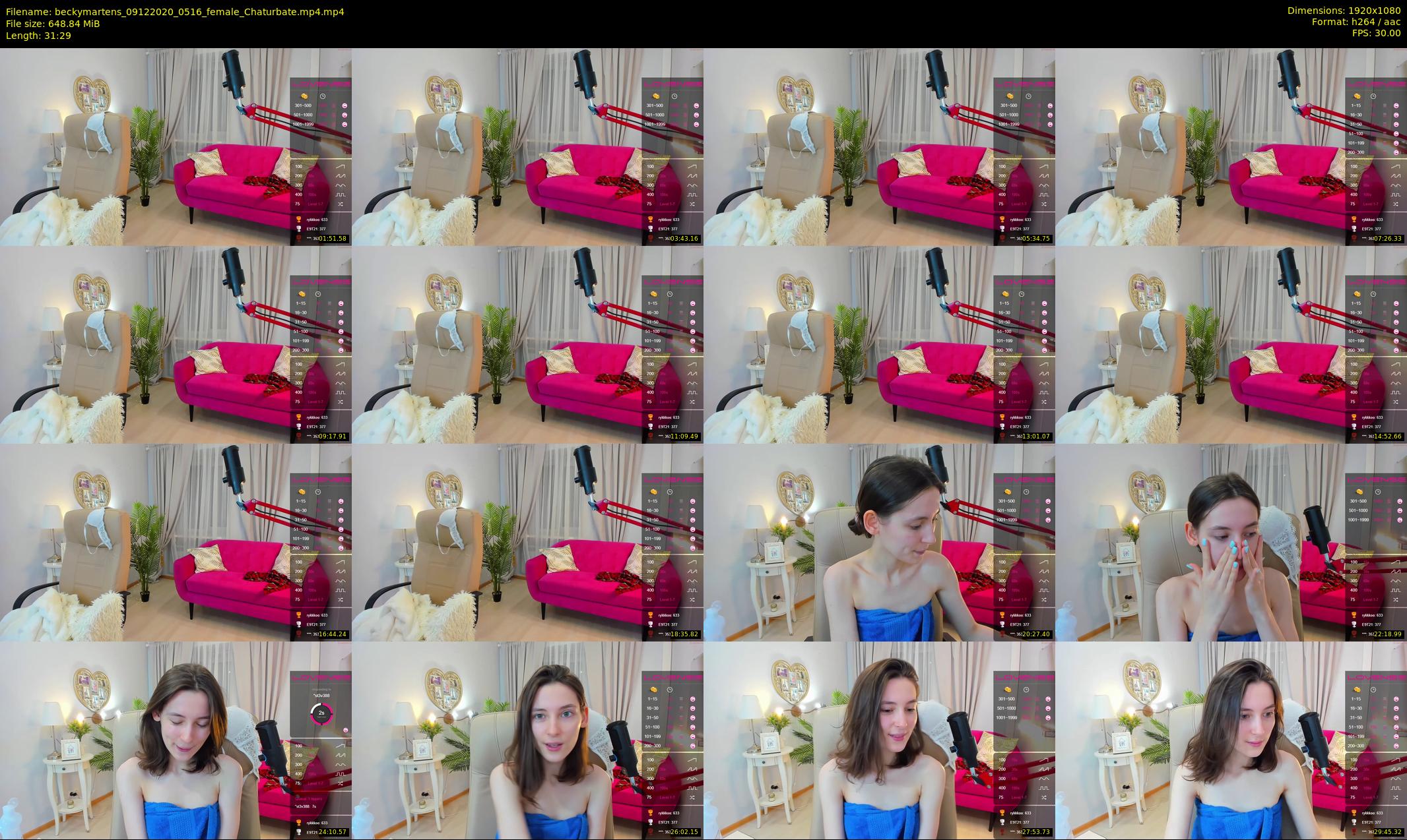 beckymartens — 32 minute Chaturbate female cam show recording, 1080p, Dec 9, 2020