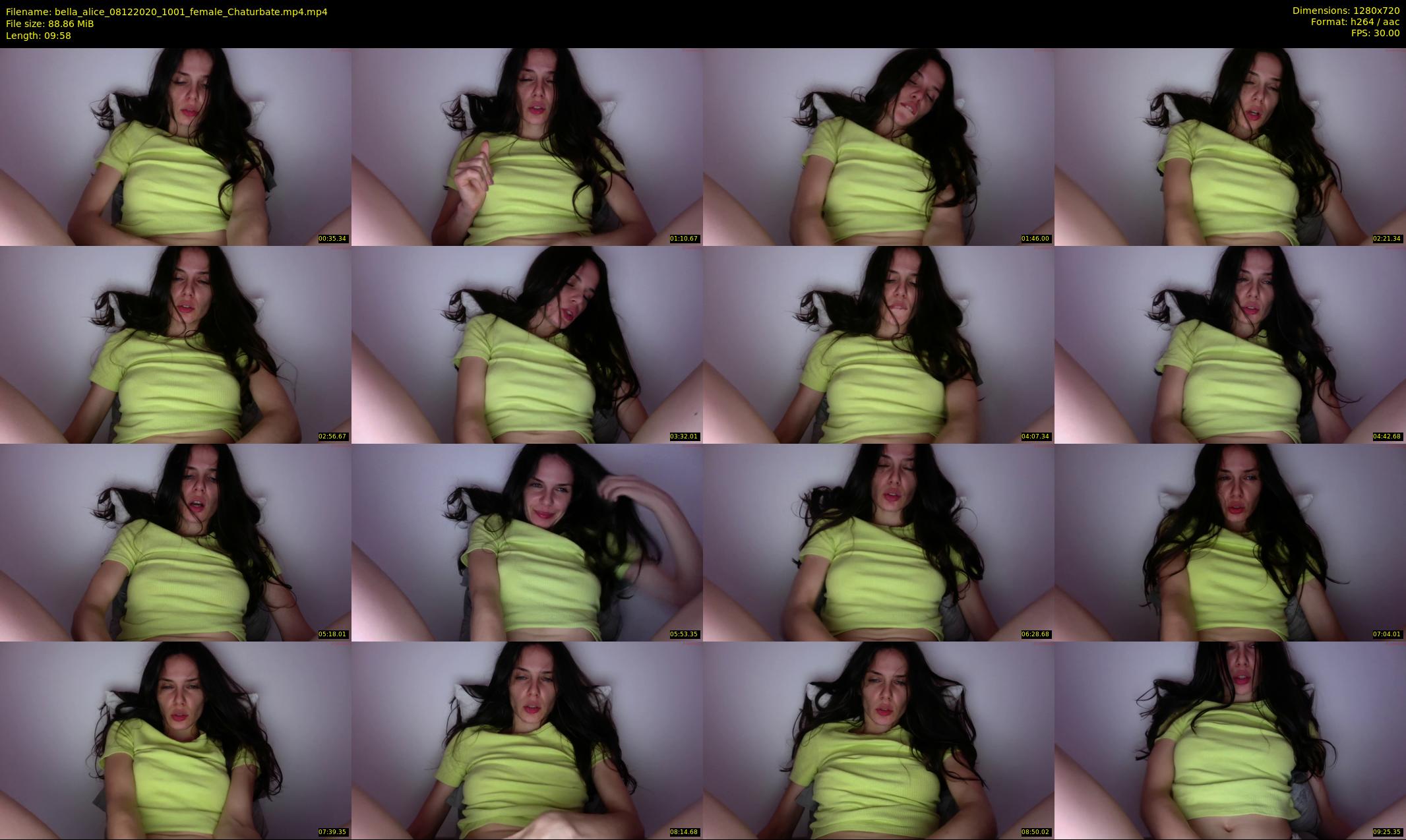 bella_alice — 10 minute Chaturbate female cam show recording, 720p, Dec 8, 2020