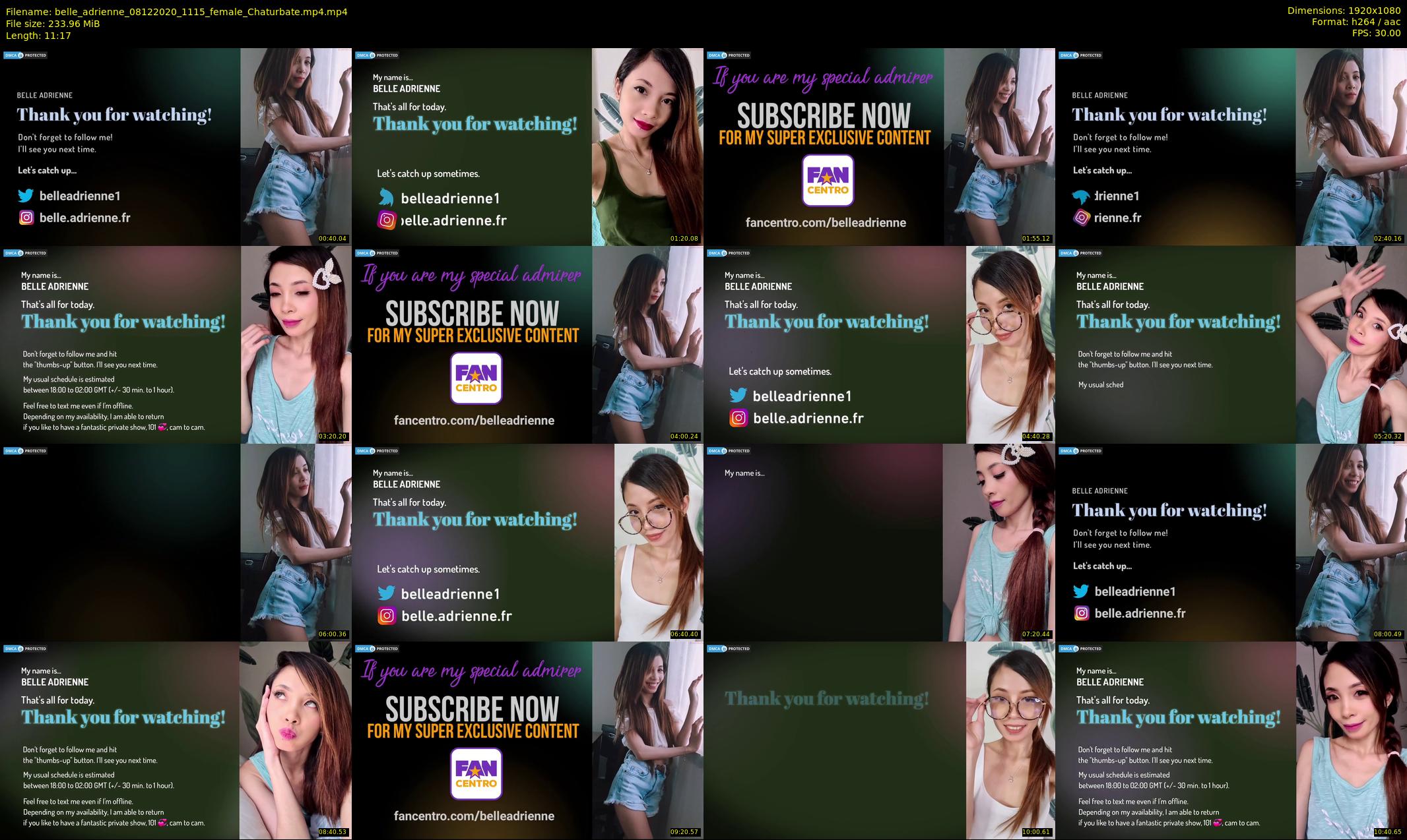 belle_adrienne — 12 minute Chaturbate couple cam show recording, 1080p, Dec 8, 2020