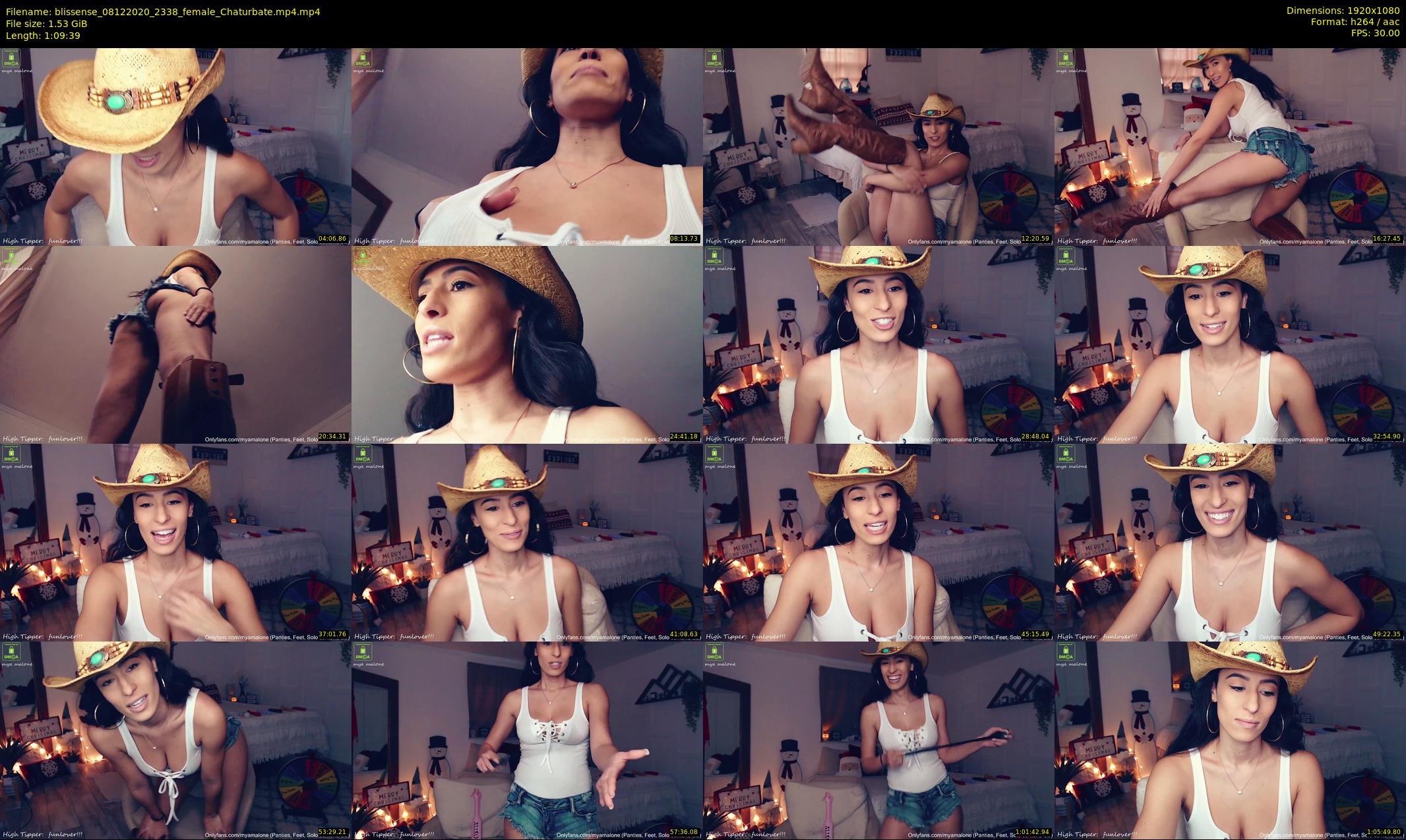 blissense — 70 minute Chaturbate female cam show recording, 1080p, Dec 8, 2020