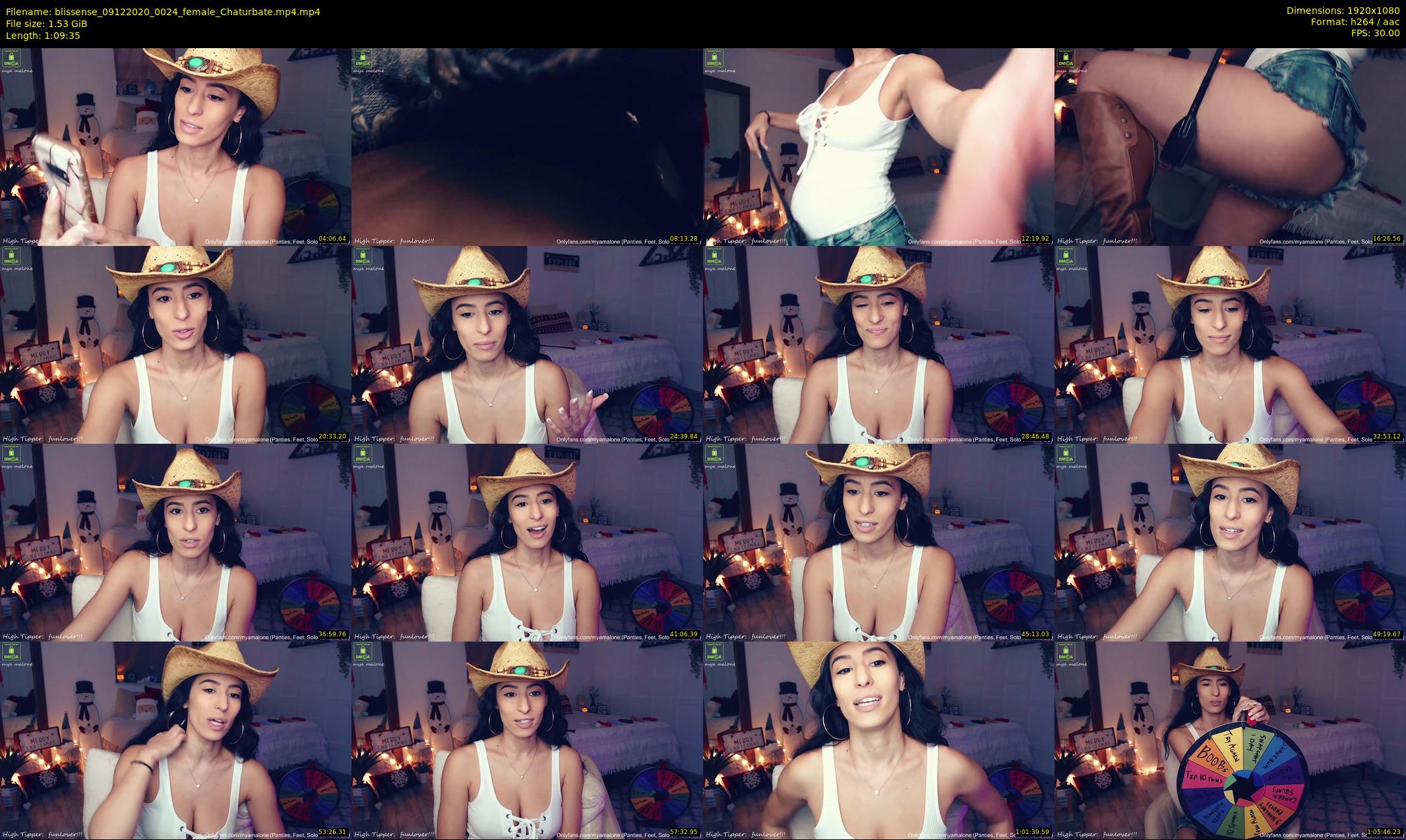 blissense — 70 minute Chaturbate female cam show recording, 1080p, Dec 9, 2020