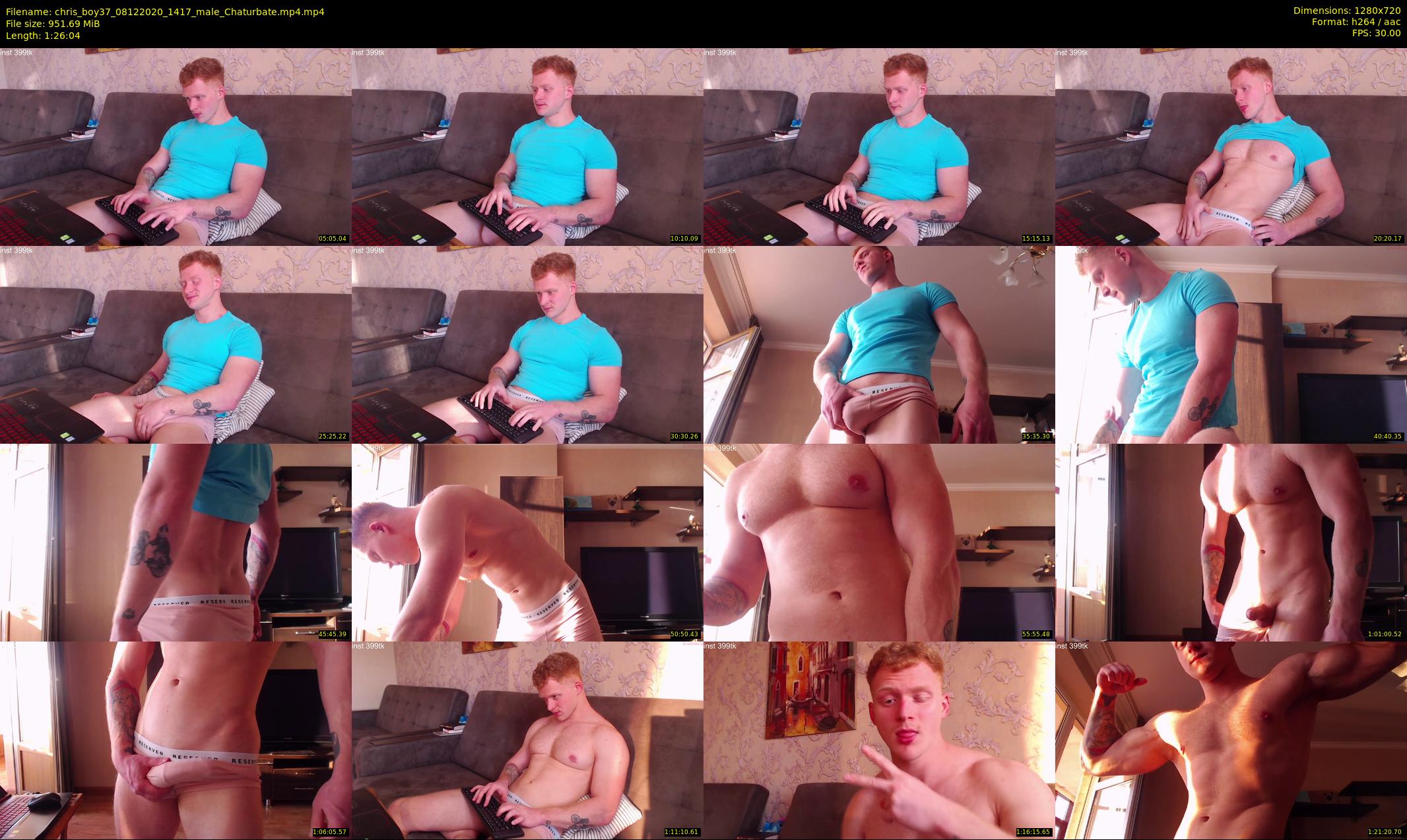 chris_boy37 — 87 minute Chaturbate male cam show recording, 720p, Dec 8, 2020
