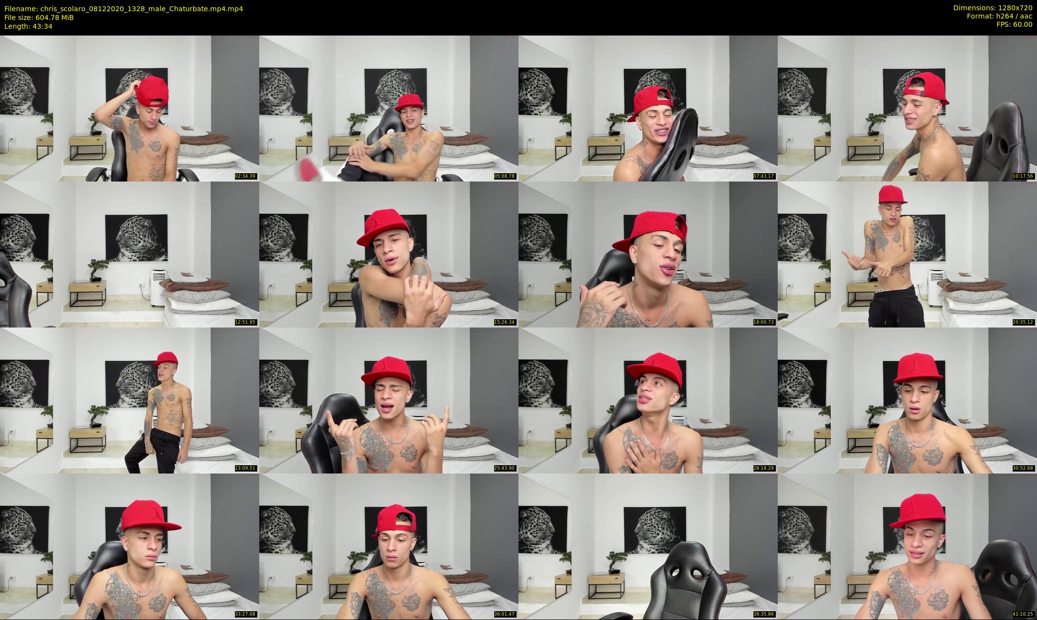 chris_scolaro — 44 minute Chaturbate male cam show recording, 720p, Dec 8, 2020