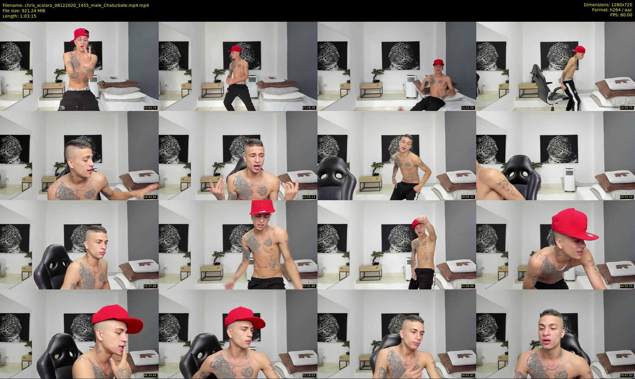 chris_scolaro — 64 minute Chaturbate male cam show recording, 720p, Dec 8, 2020