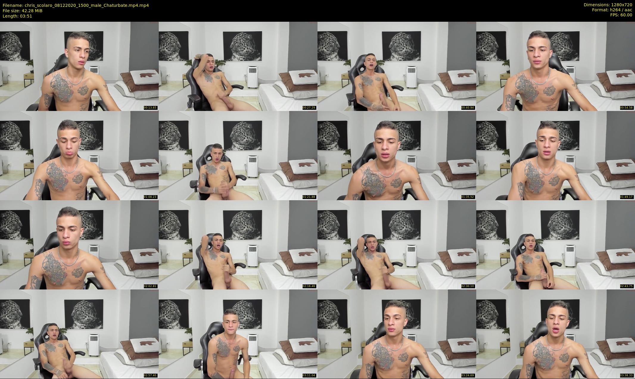 chris_scolaro — 4 minute Chaturbate male cam show recording, 720p, Dec 8, 2020