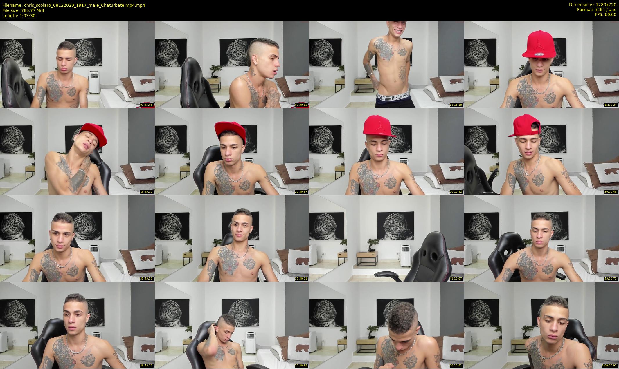 chris_scolaro — 64 minute Chaturbate male cam show recording, 720p, Dec 8, 2020