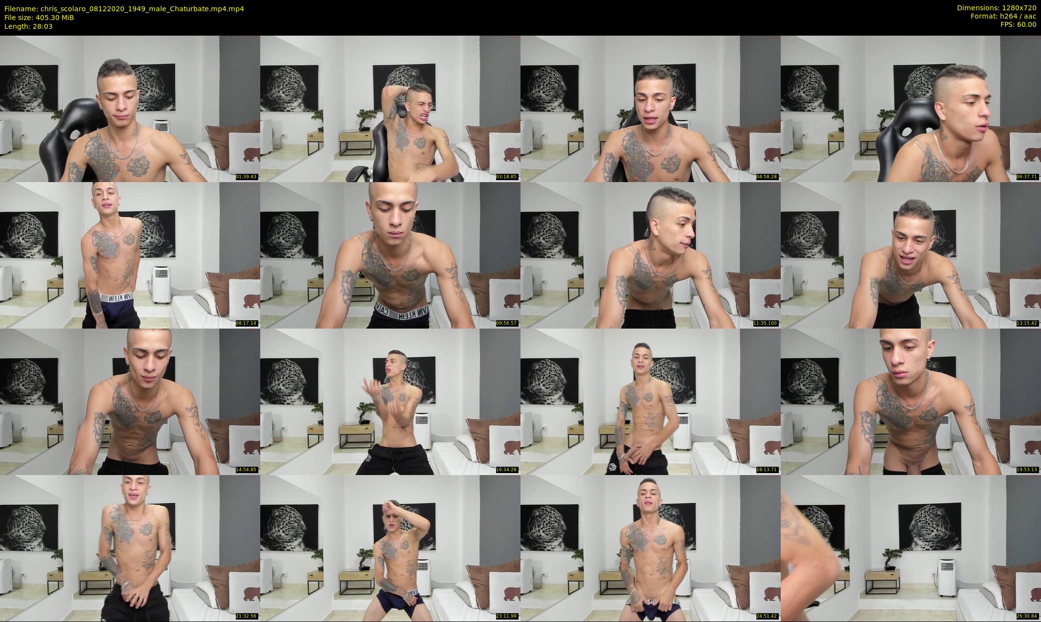 chris_scolaro — 29 minute Chaturbate male cam show recording, 720p, Dec 8, 2020