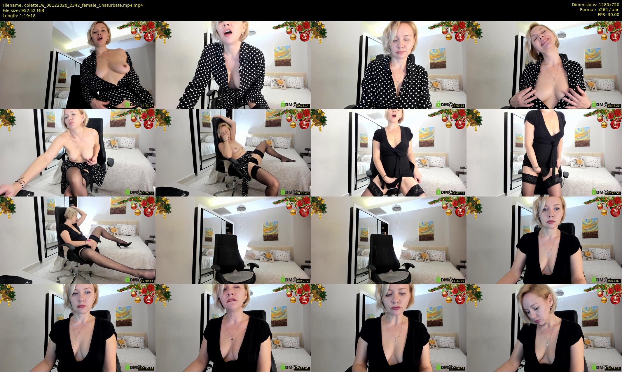 colette1w — 80 minute Chaturbate female cam show recording, 720p, Dec 8, 2020