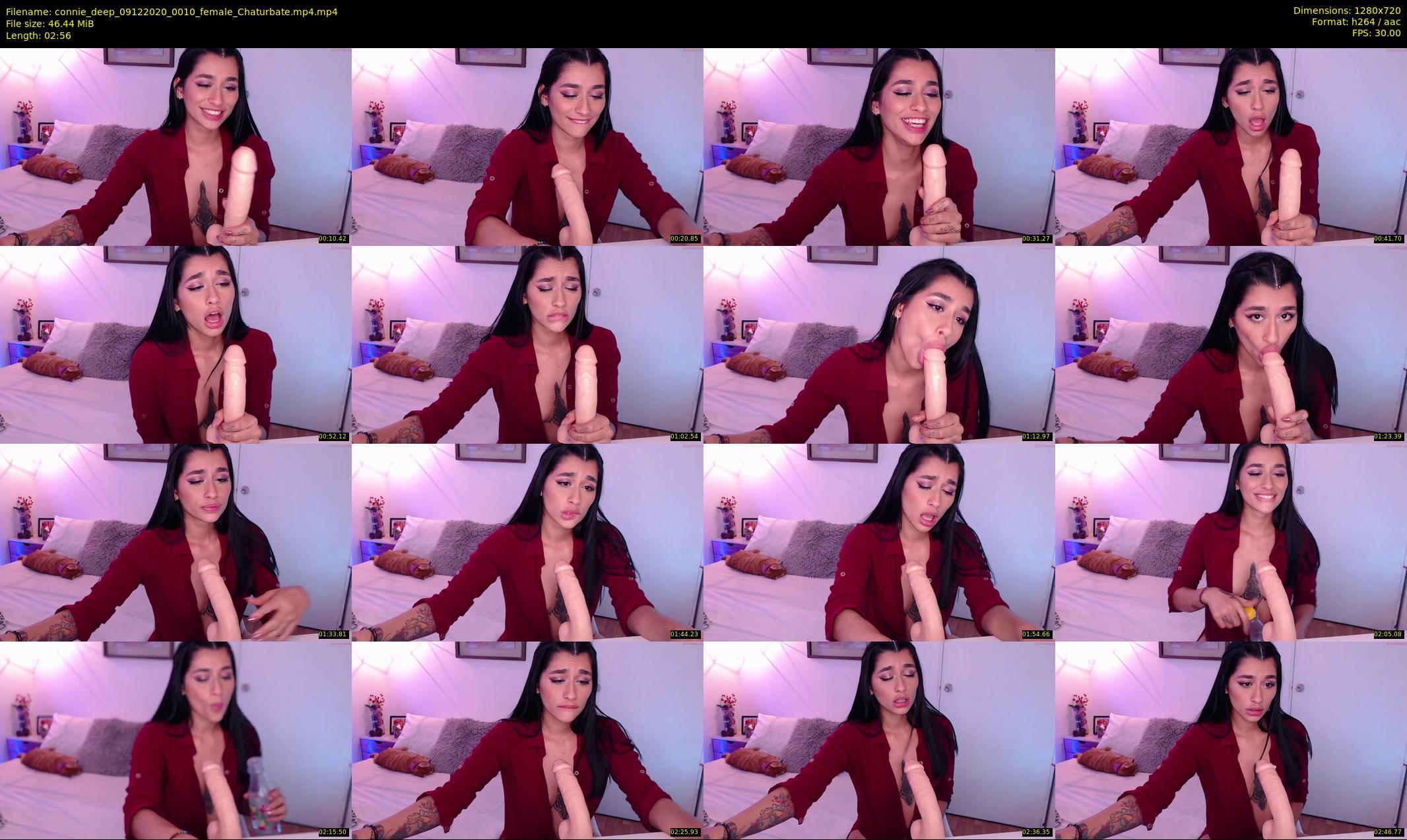 connie_deep — 3 minute Chaturbate female cam show recording, 720p, Dec 9, 2020